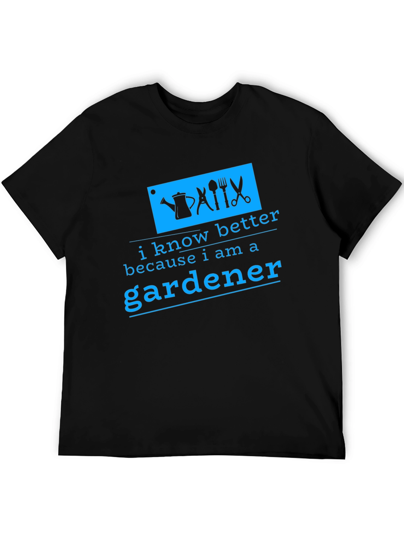 Gardener Black Graphic Tee