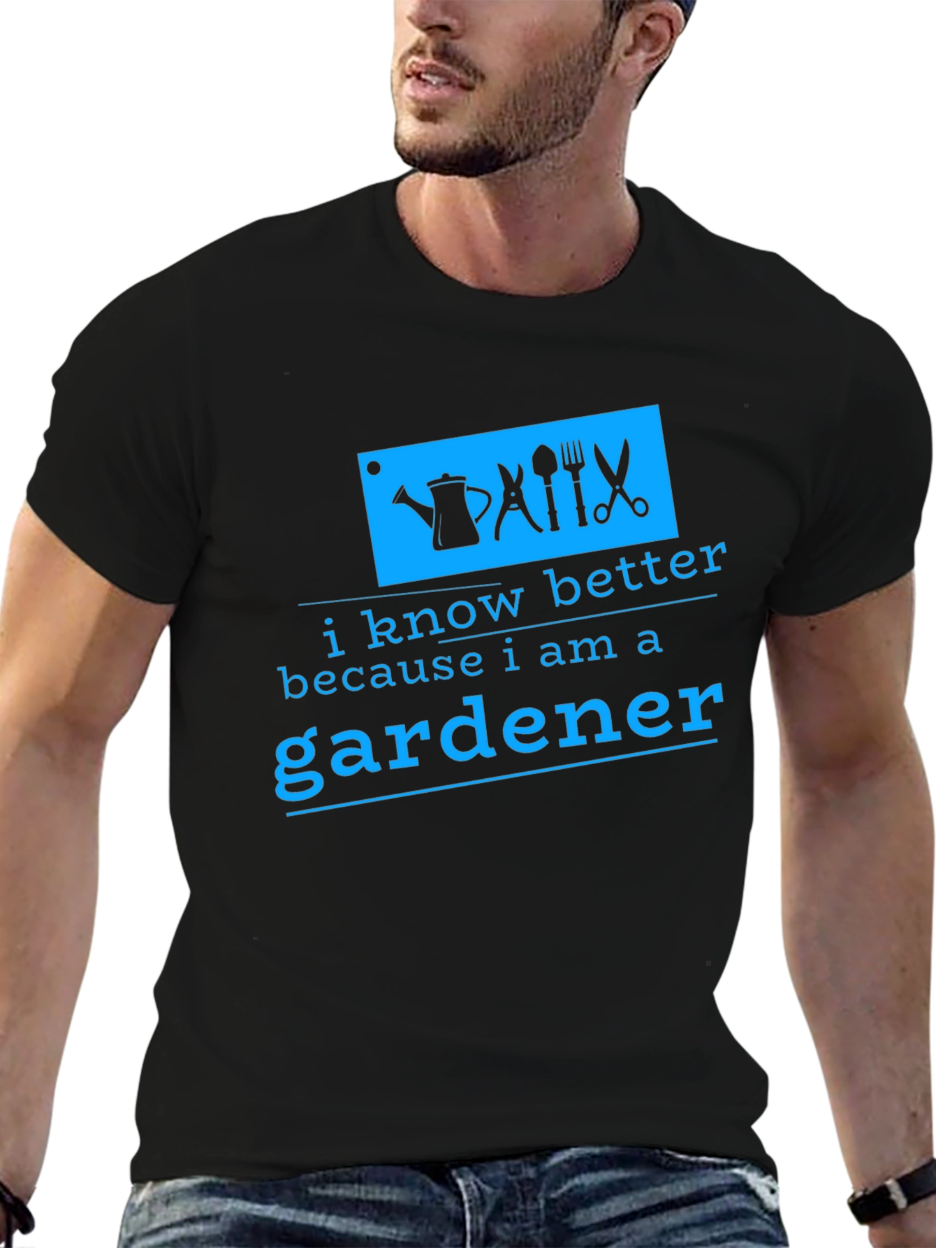Gardener Black Graphic Tee