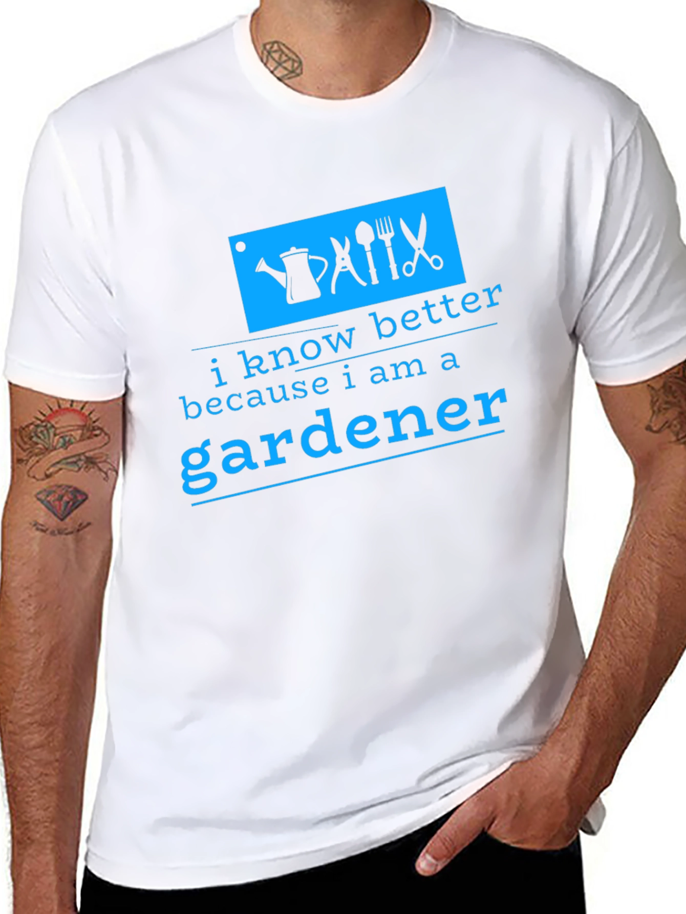 Gardener Black Graphic Tee