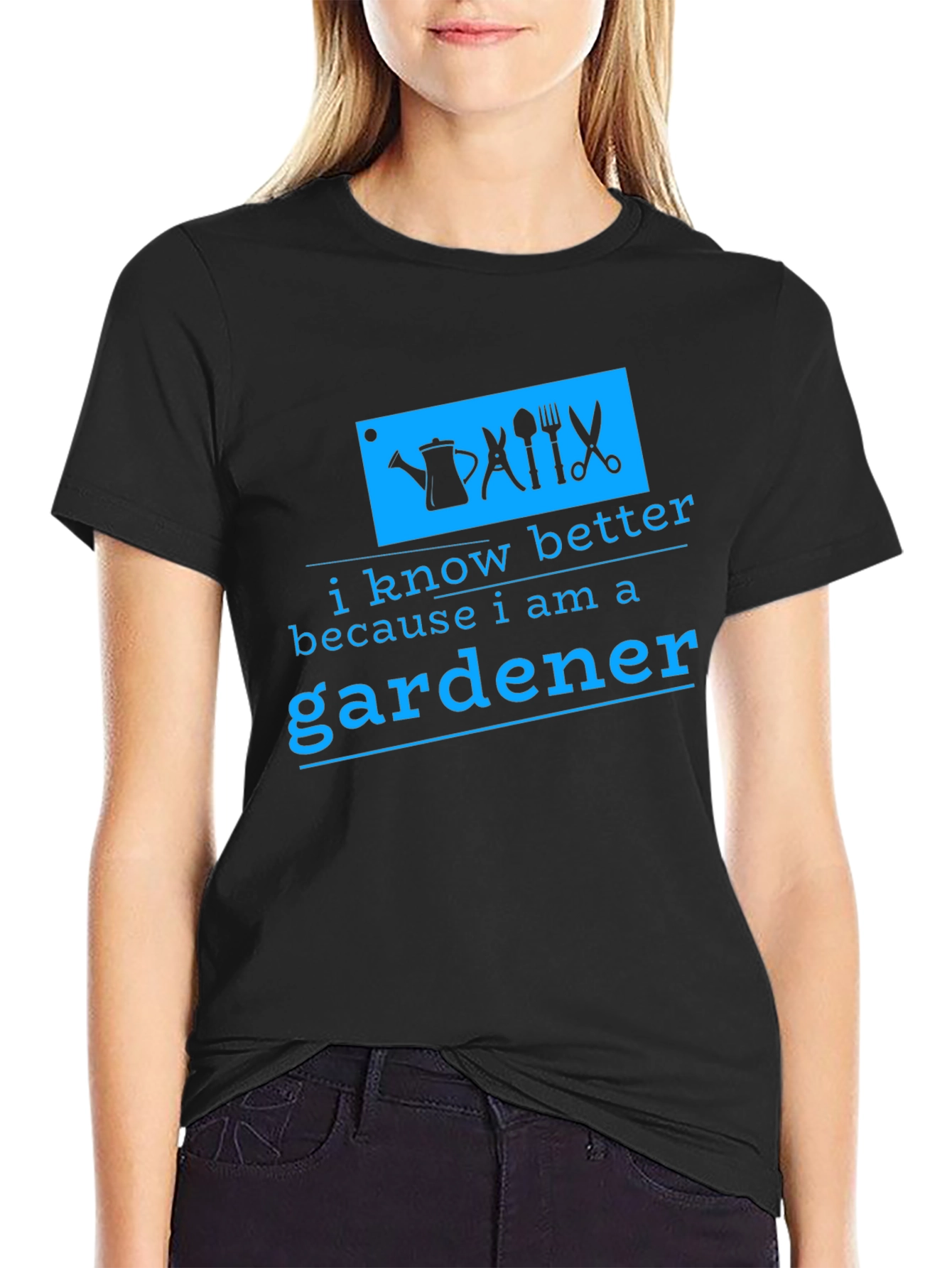 Gardener Black Graphic Tee
