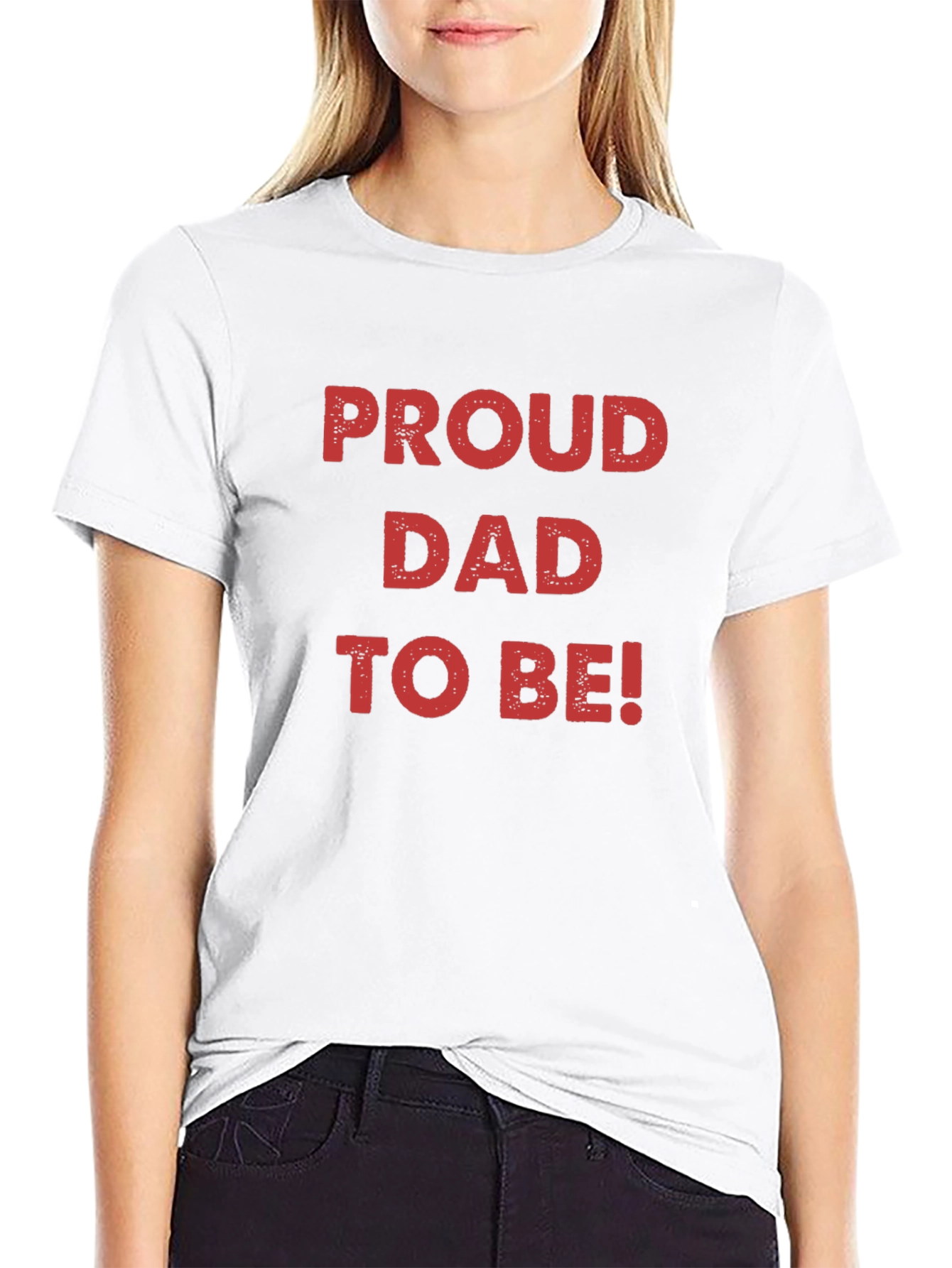 Proud Dad To Be! Black T-Shirt