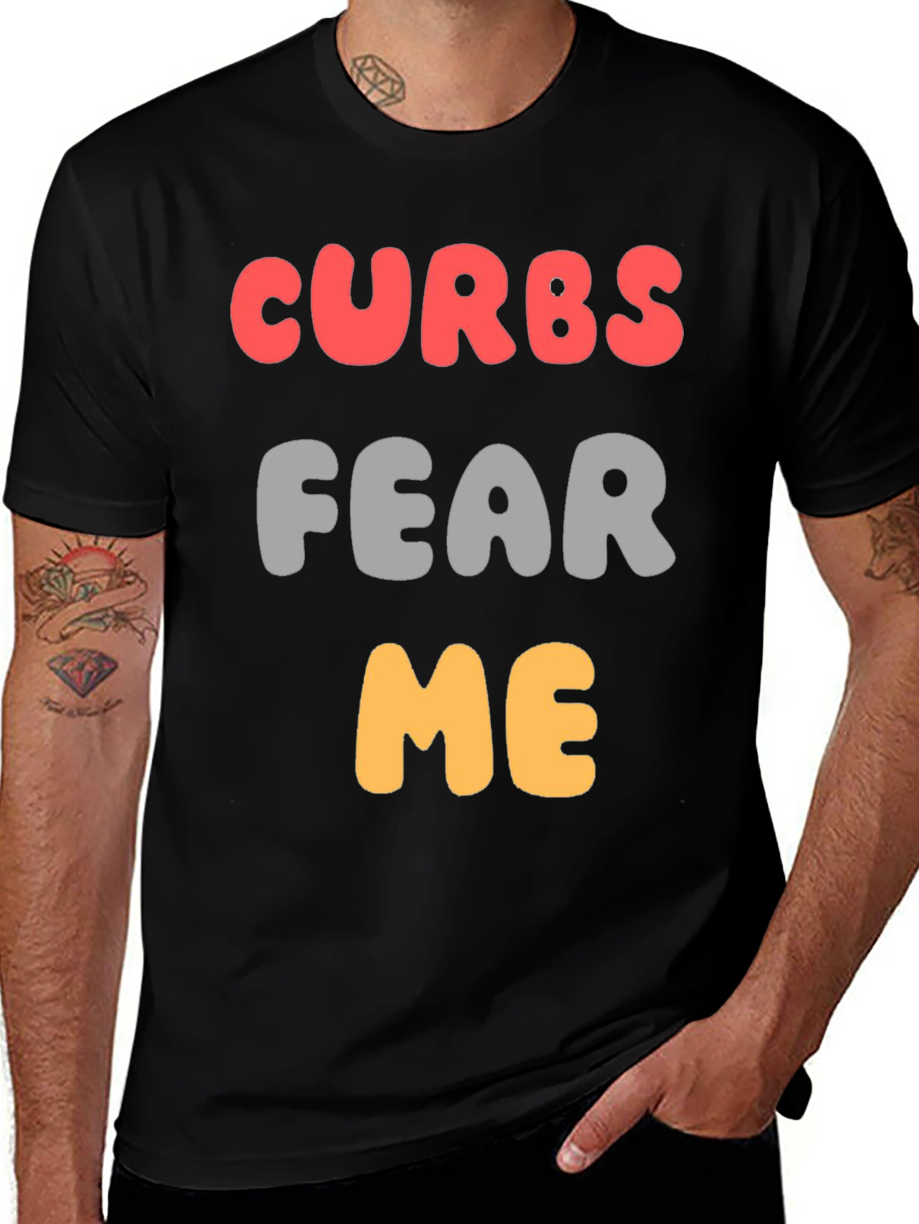 Curbs Fear Me Graphic T-Shirt