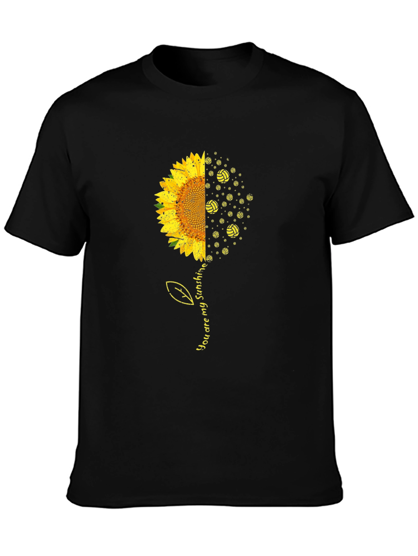 Sunflower Volleyball T-Shirt - You Are My Sunshine