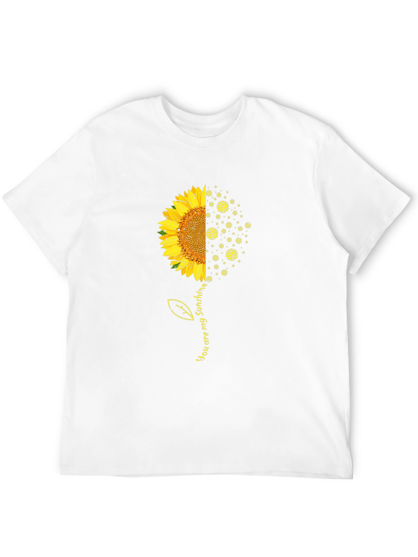 Sunflower Volleyball T-Shirt - You Are My Sunshine
