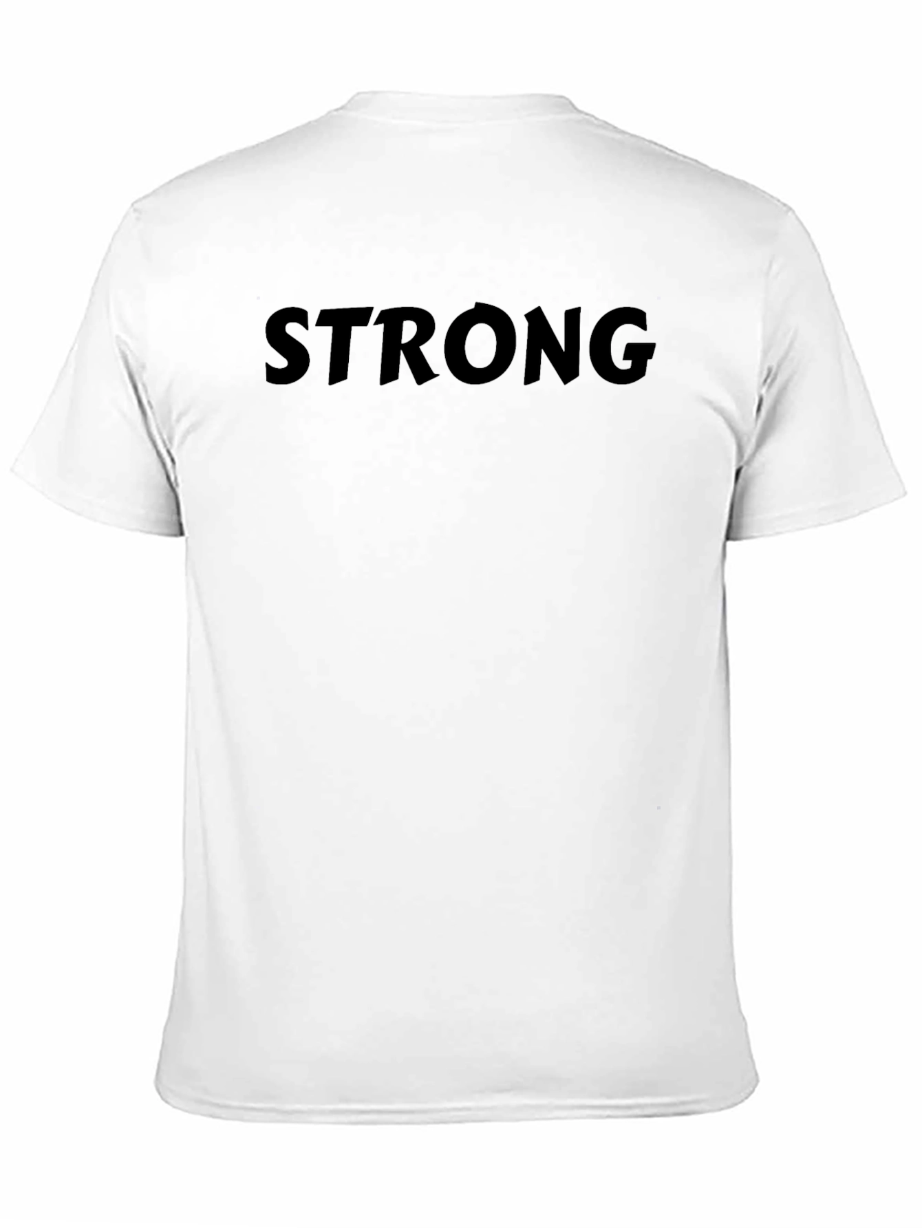 Mens STRONG Black T-Shirt - Casual Style