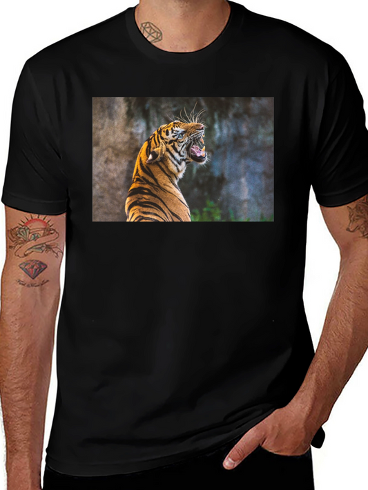 Tiger Graphic Tee - Black