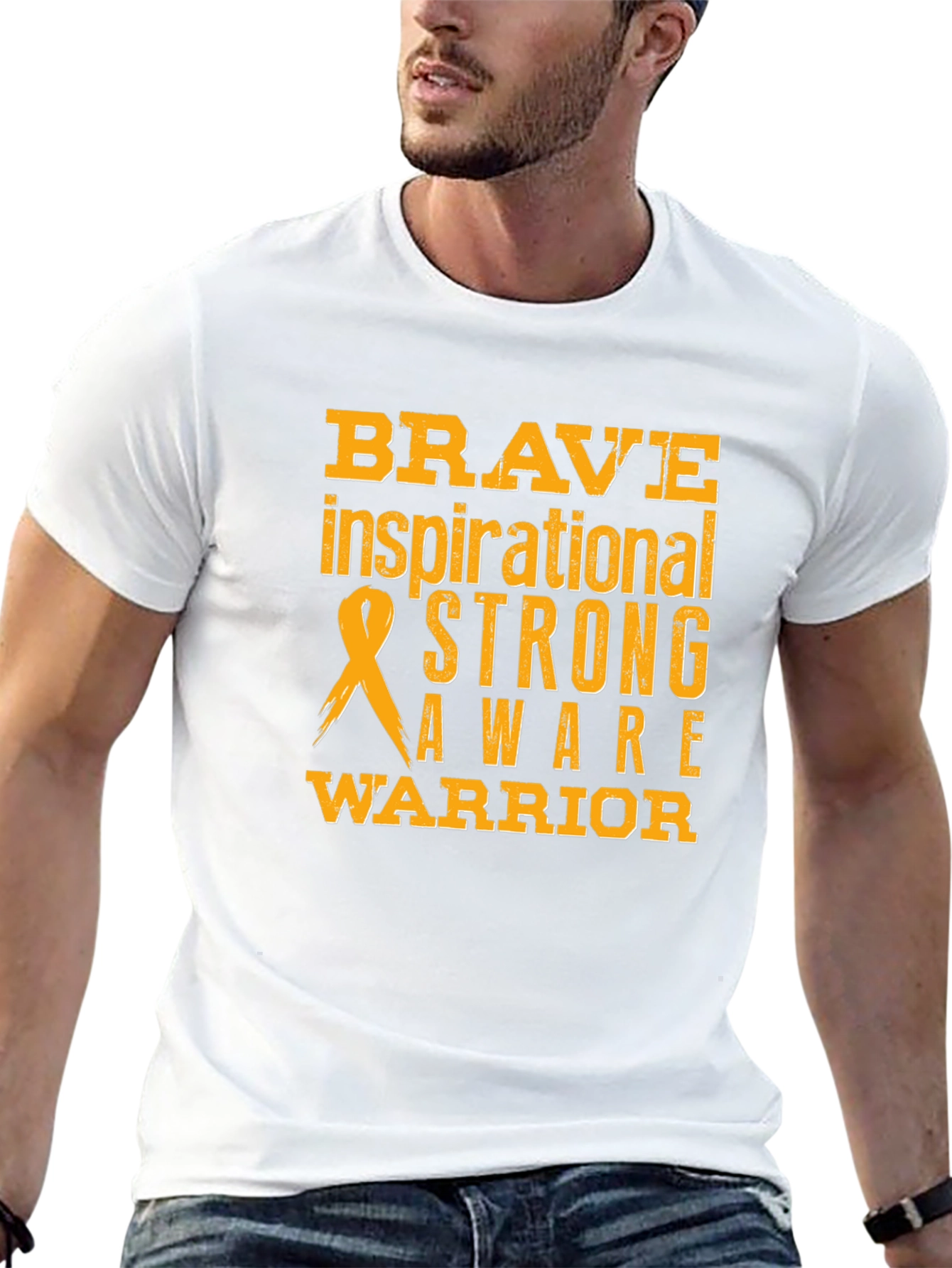 Brave Strong Warrior Awareness T-Shirt