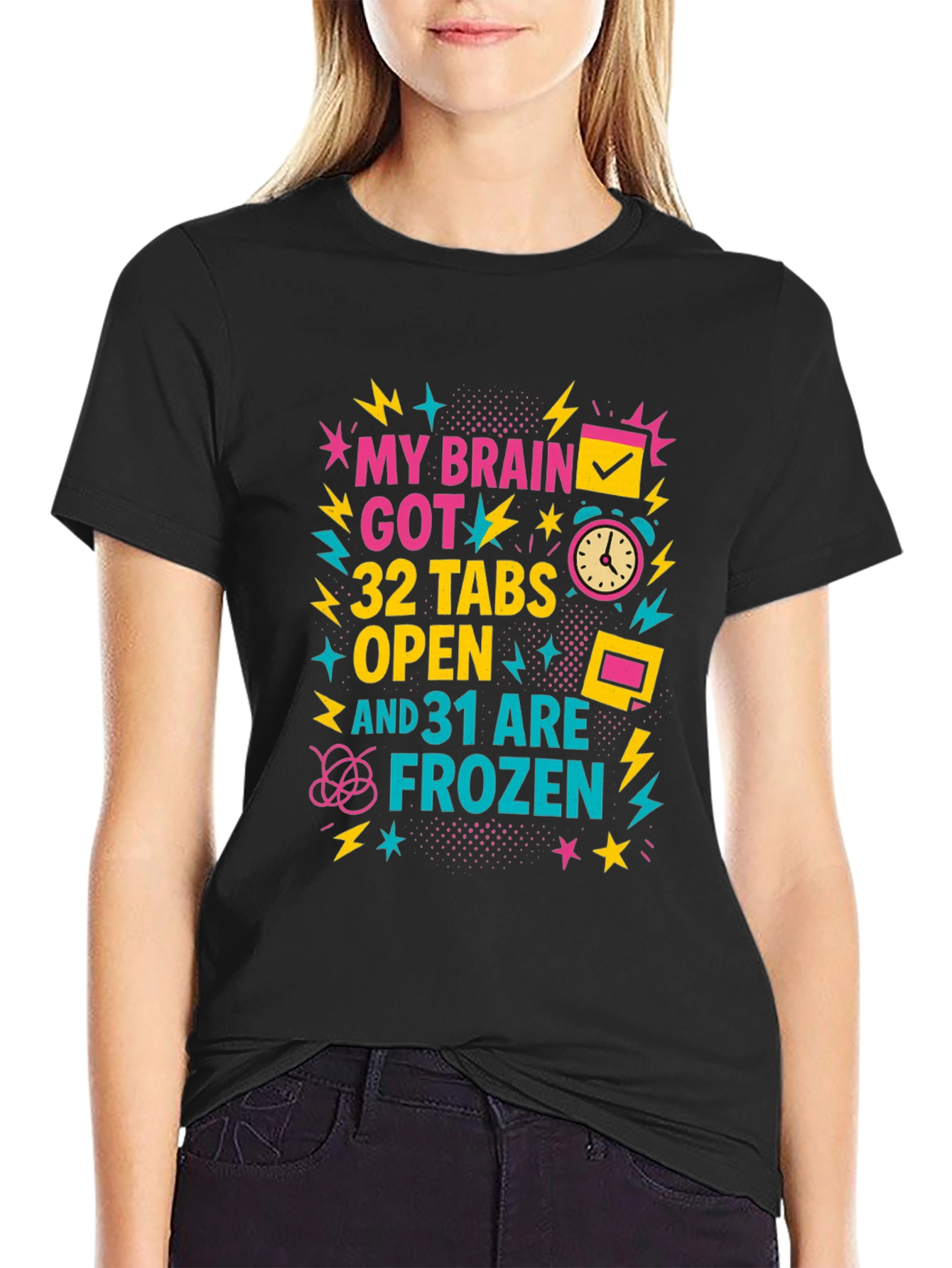 My Brain Got 32 Tabs Open T-Shirt