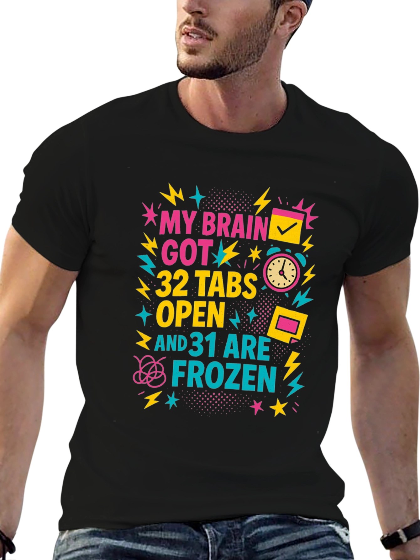 My Brain Got 32 Tabs Open T-Shirt