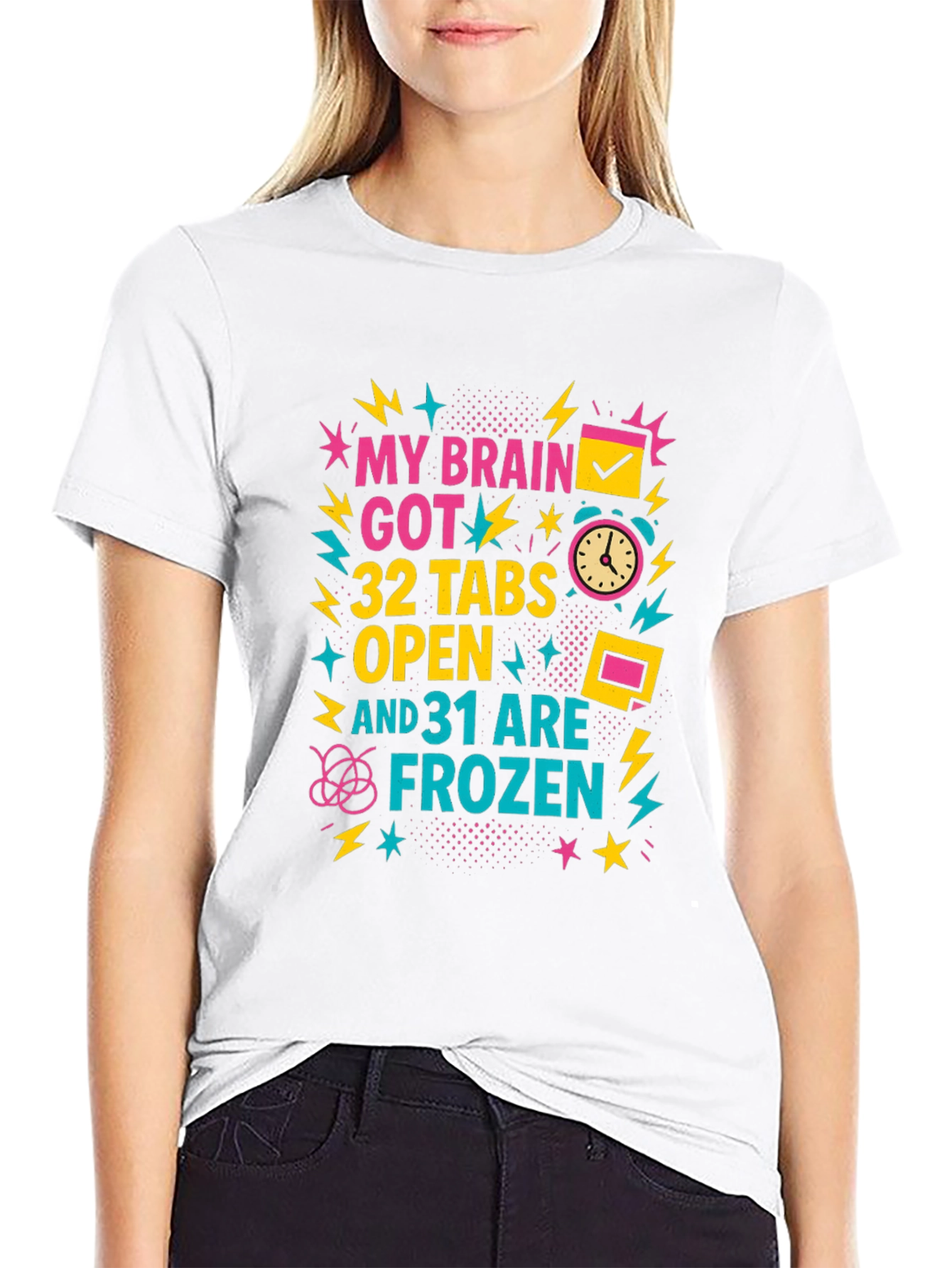 My Brain Got 32 Tabs Open T-Shirt