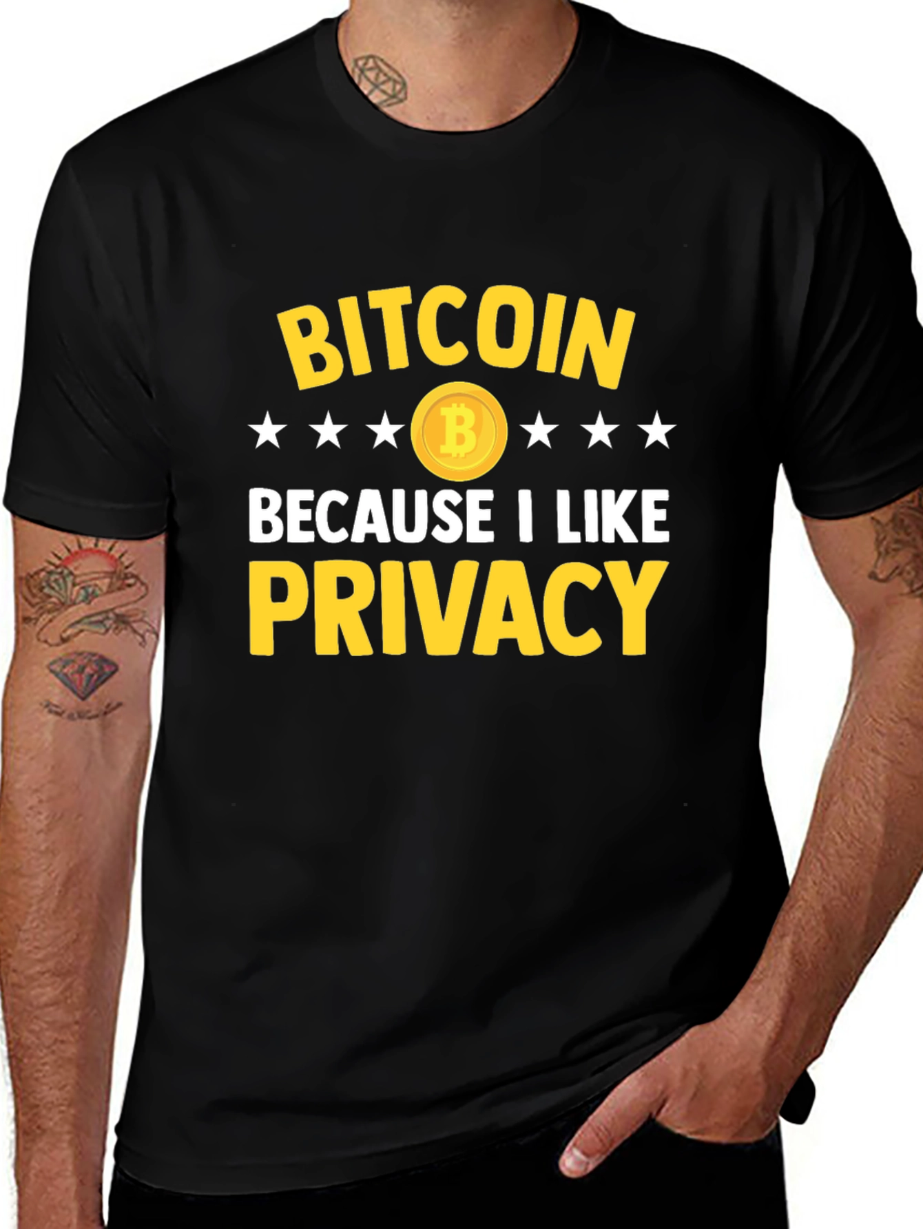 Bitcoin Privacy T-Shirt - Cryptocurrency Tee