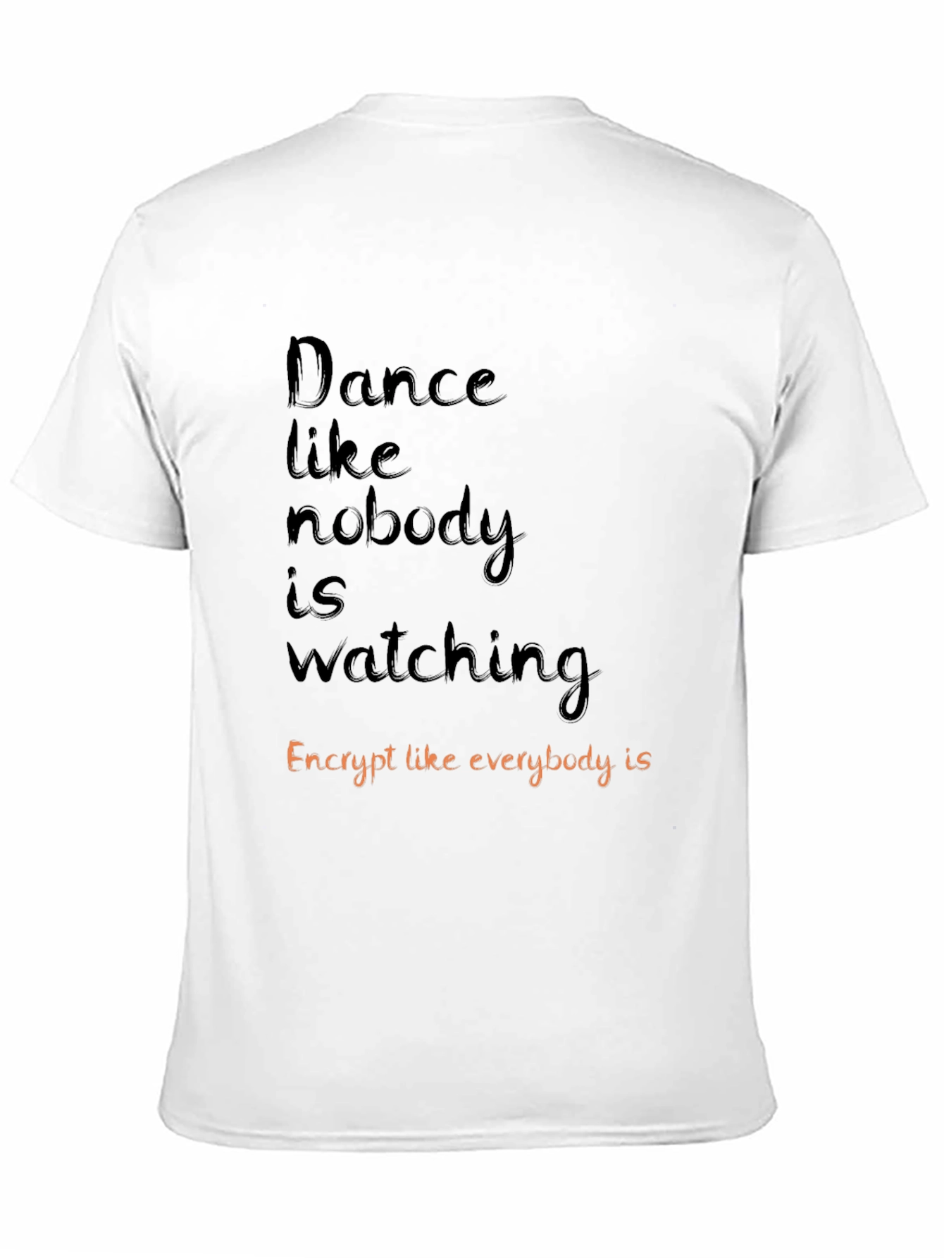 Dance and Encrypt Graphic Tee - Black