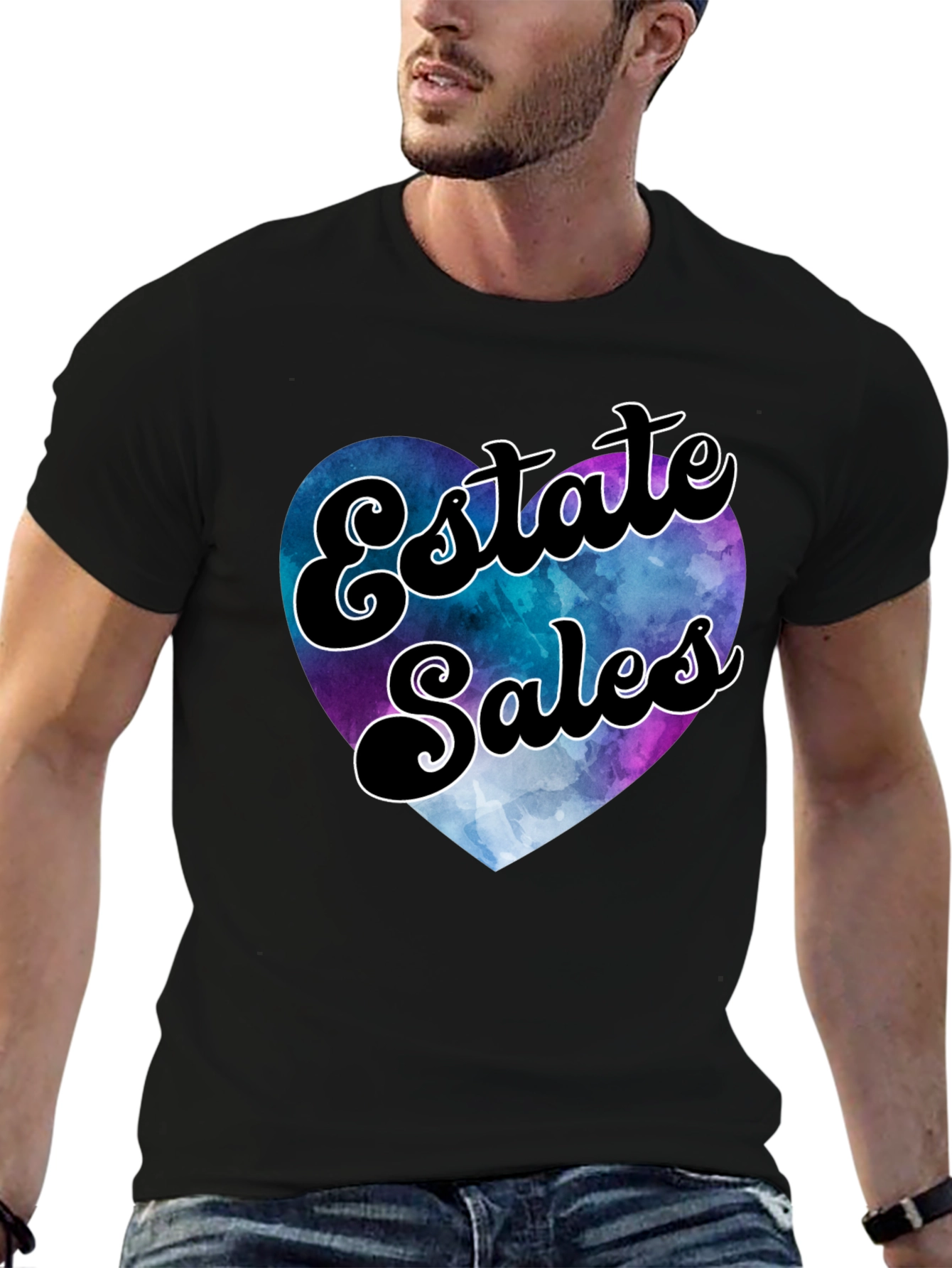 Estate Sales Heart Graphic T-Shirt