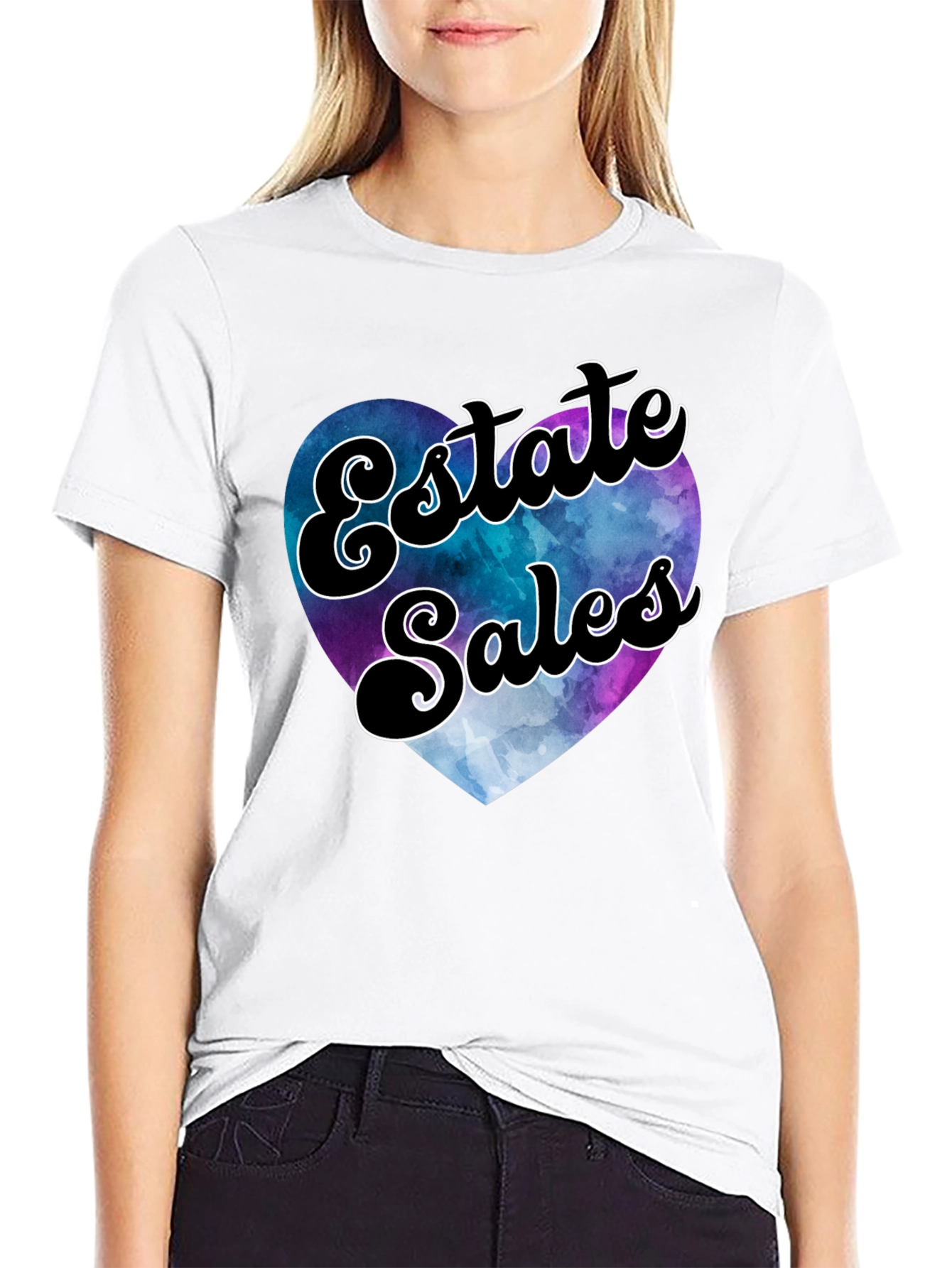 Estate Sales Heart Graphic T-Shirt