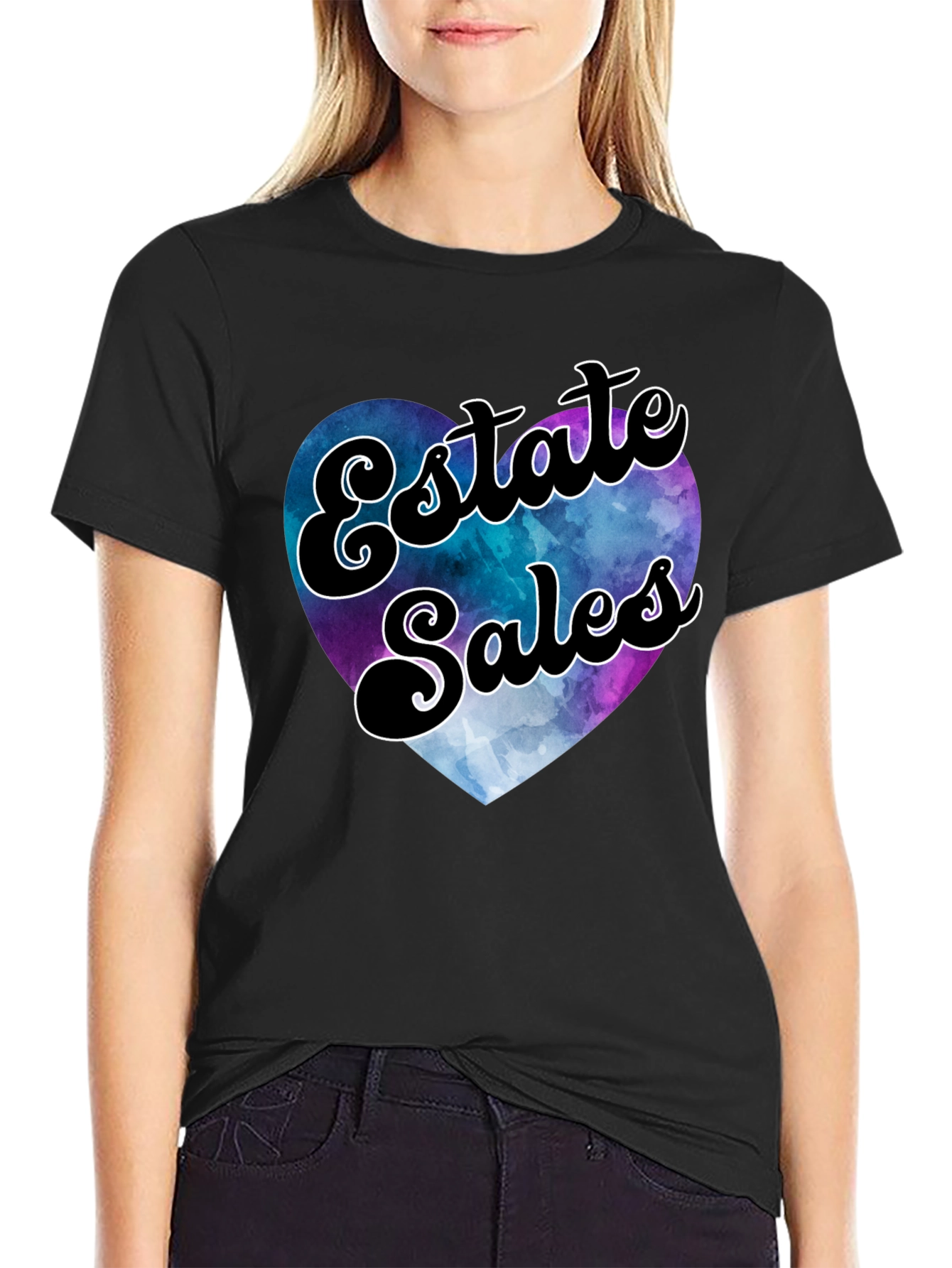 Estate Sales Heart Graphic T-Shirt