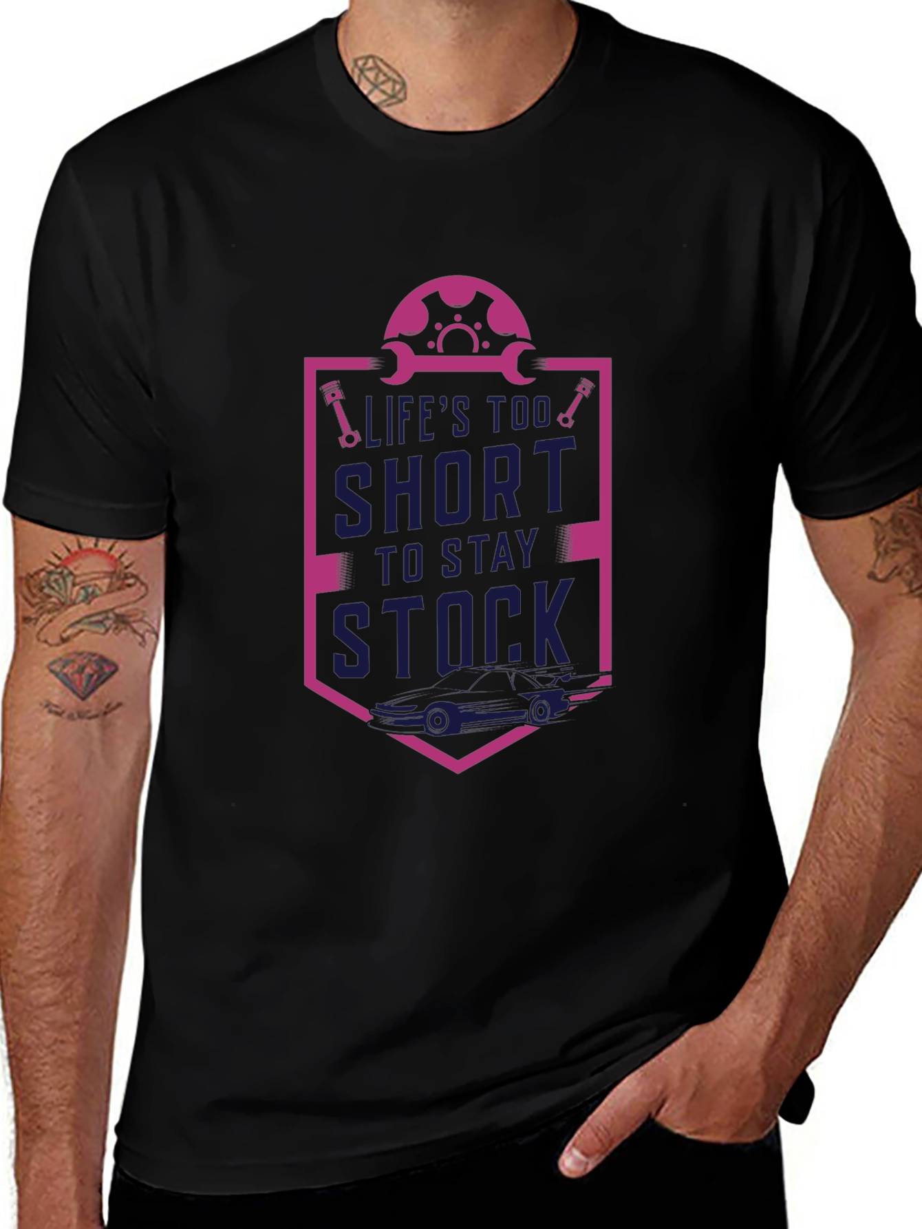 Lifes Too Short to Stay Stock Graphic T-Shirt
