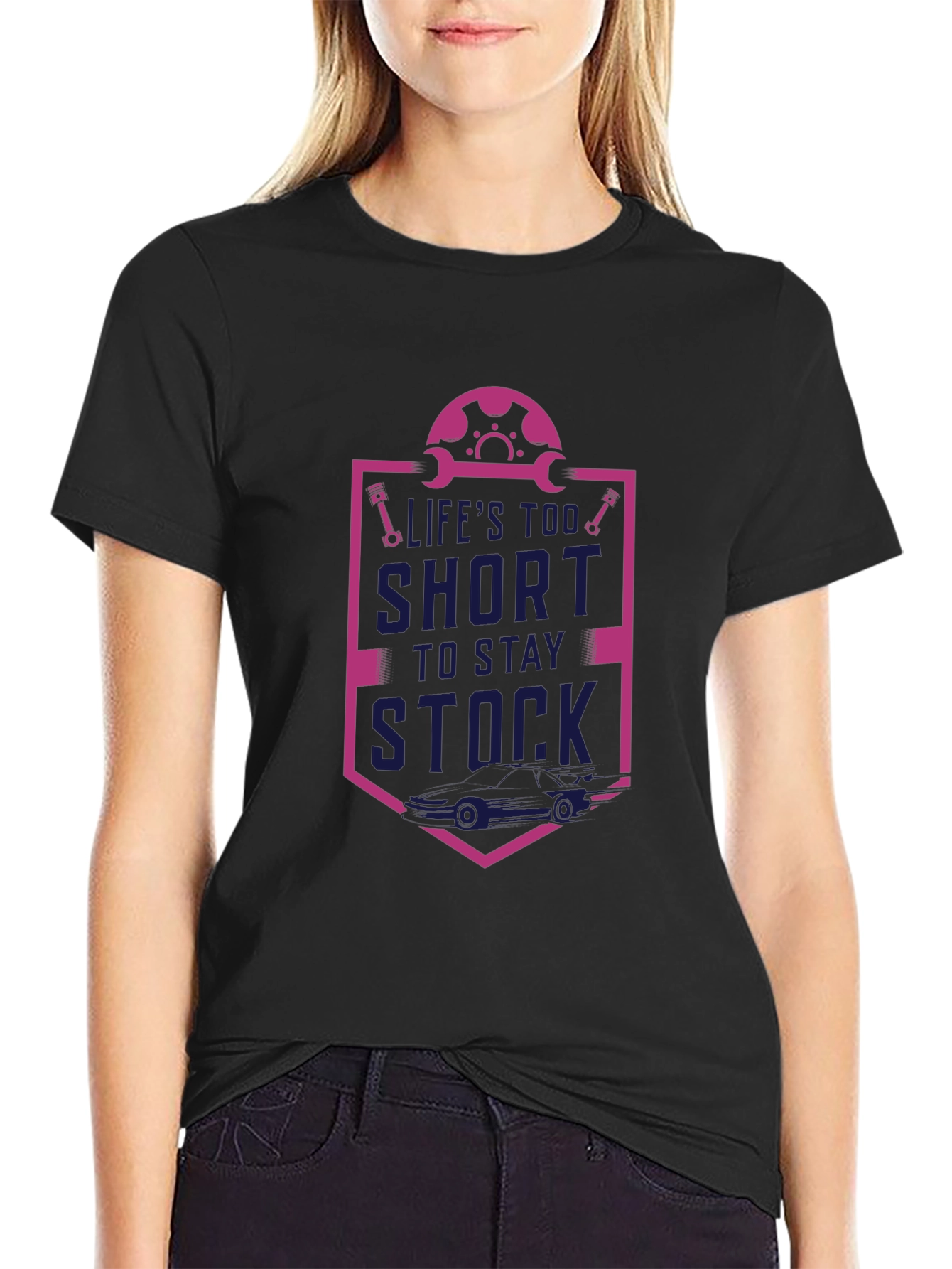 Lifes Too Short to Stay Stock Graphic T-Shirt