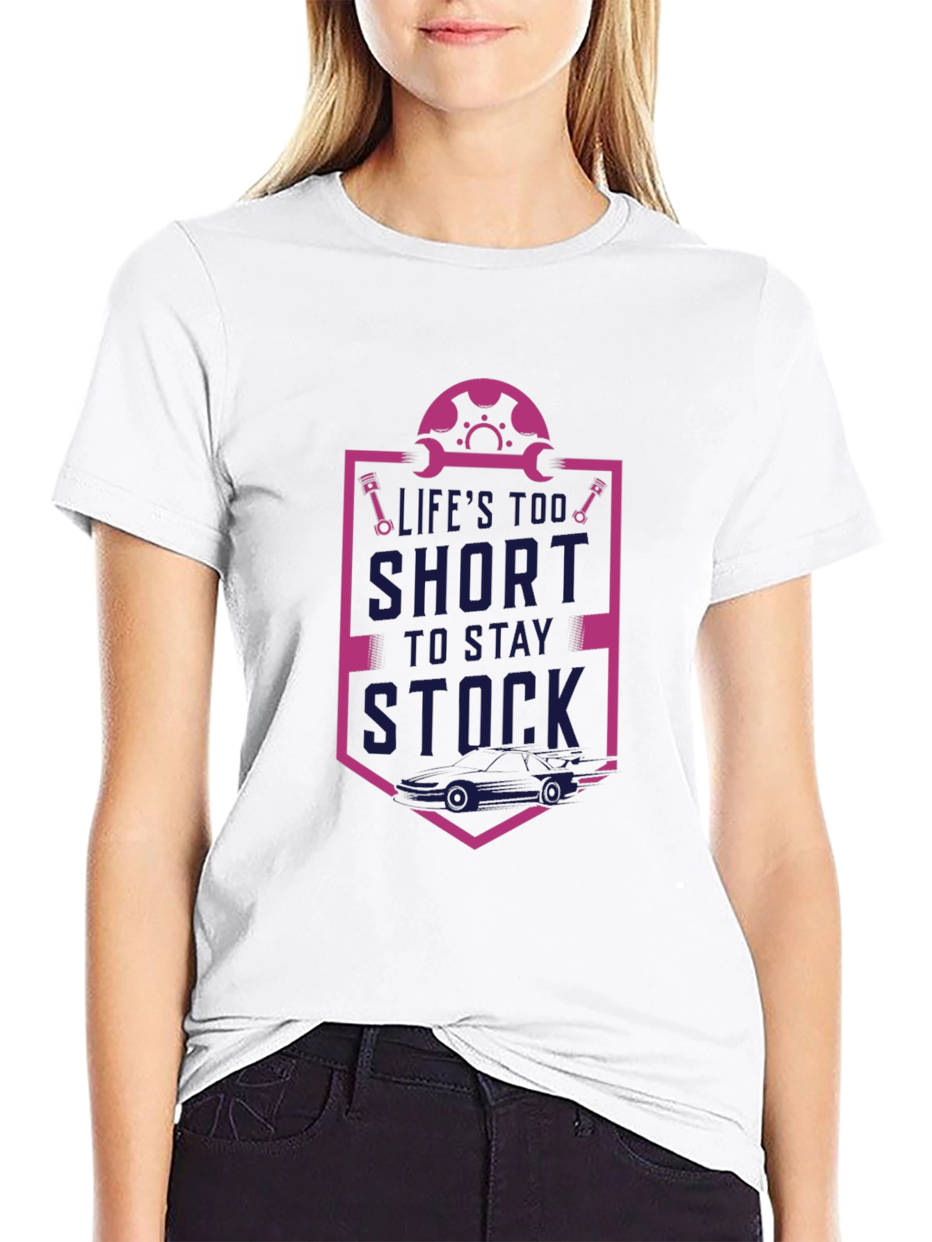 Lifes Too Short to Stay Stock Graphic T-Shirt