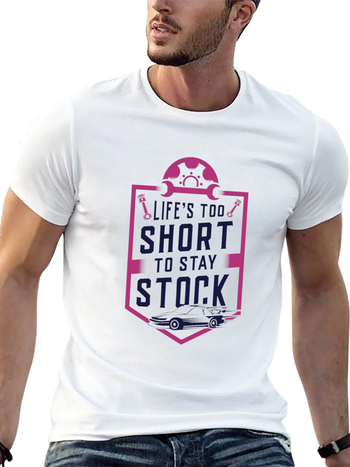 Lifes Too Short to Stay Stock Graphic T-Shirt
