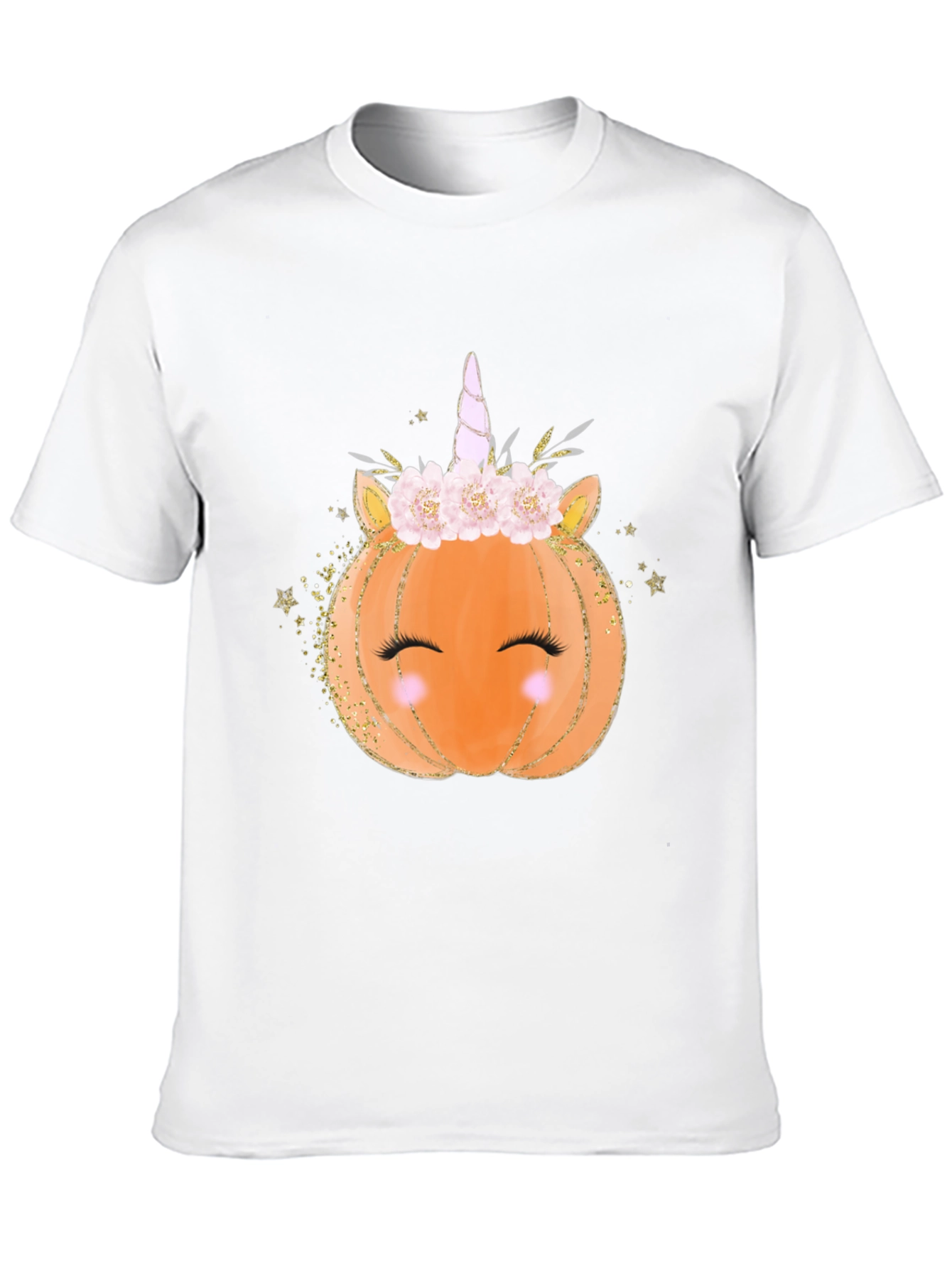 Unicorn Pumpkin Halloween Graphic Tee