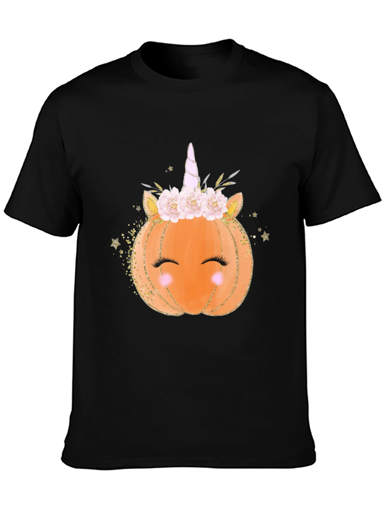 Unicorn Pumpkin Halloween Graphic Tee
