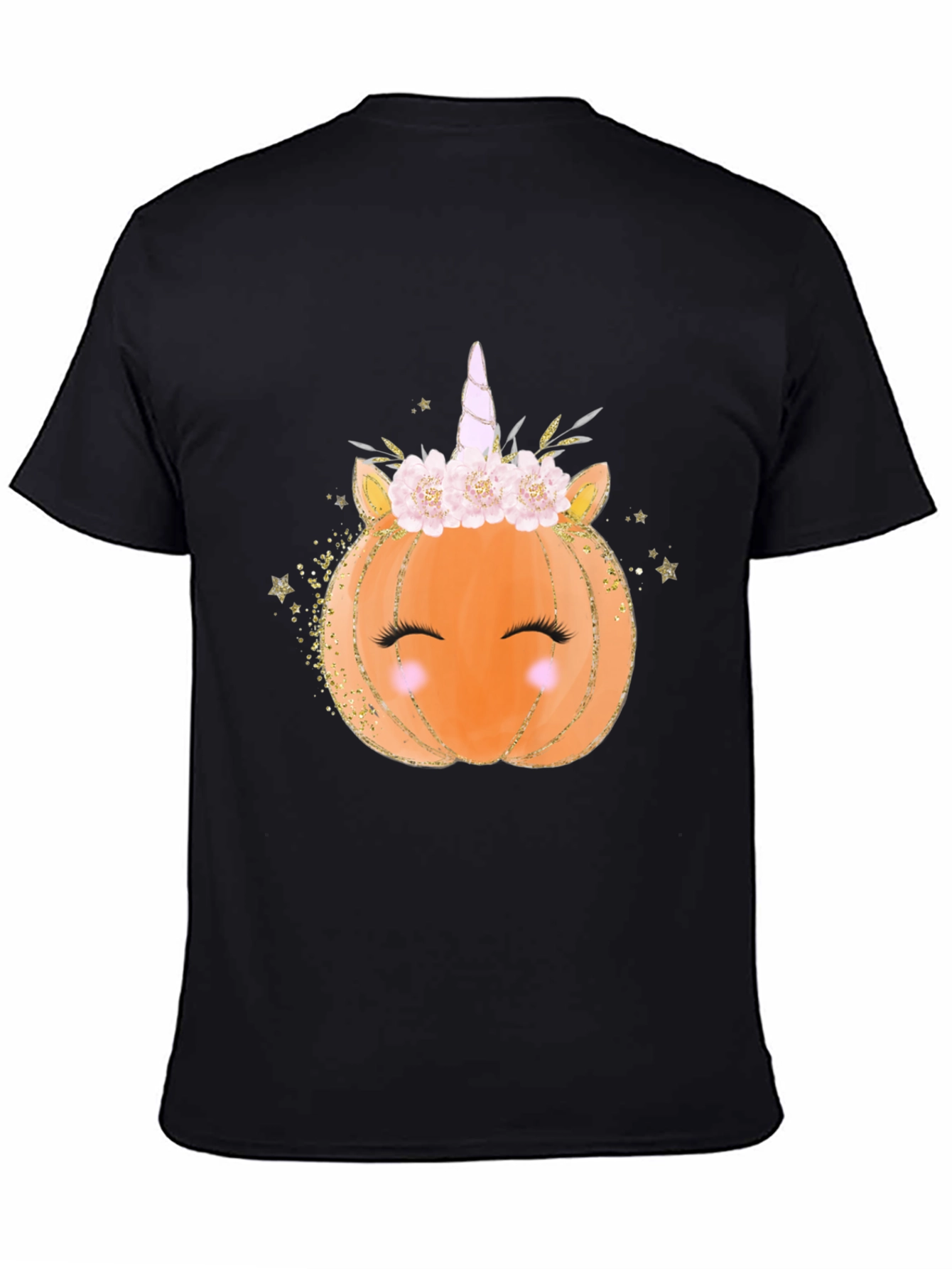 Unicorn Pumpkin Halloween Graphic Tee