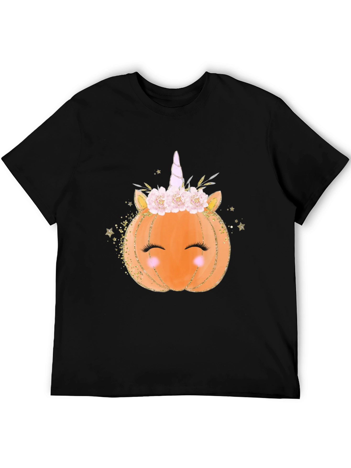 Unicorn Pumpkin Halloween Graphic Tee
