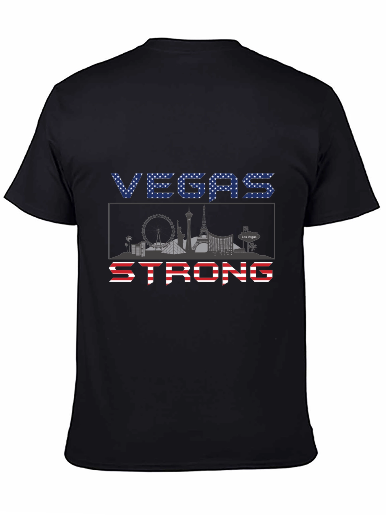 Vegas Strong Graphic Tee - Patriotic Pride