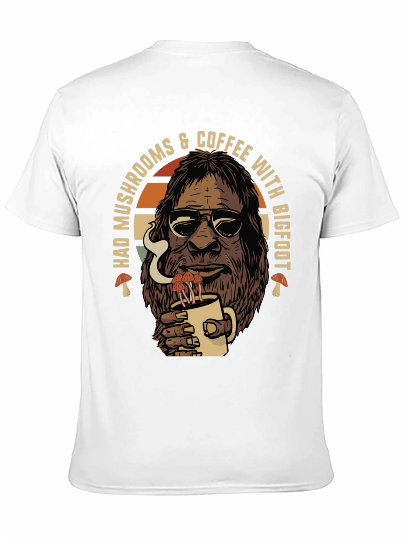 Bigfoot Mushroom Coffee T-Shirt