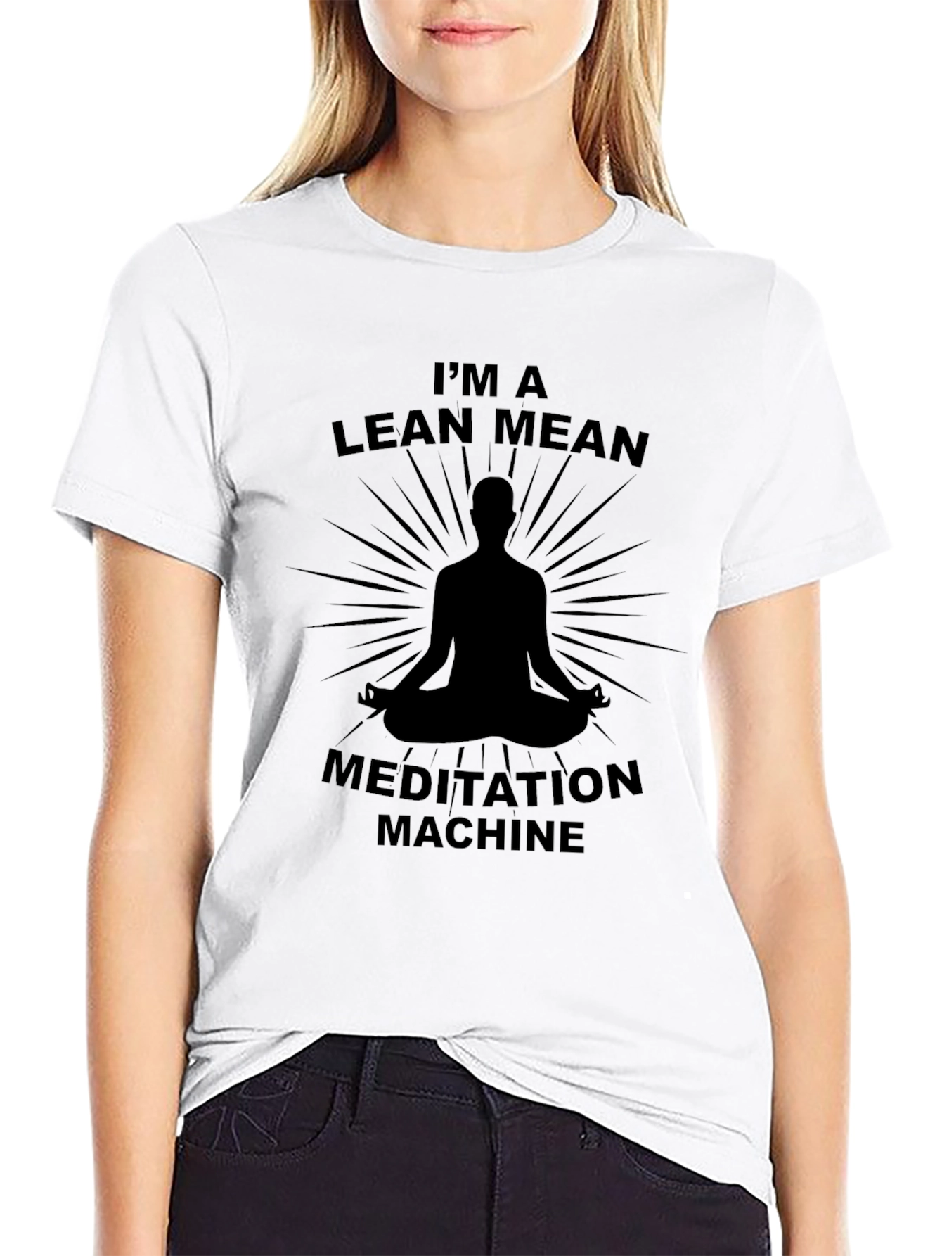 Lean Mean Meditation Machine Graphic Tee