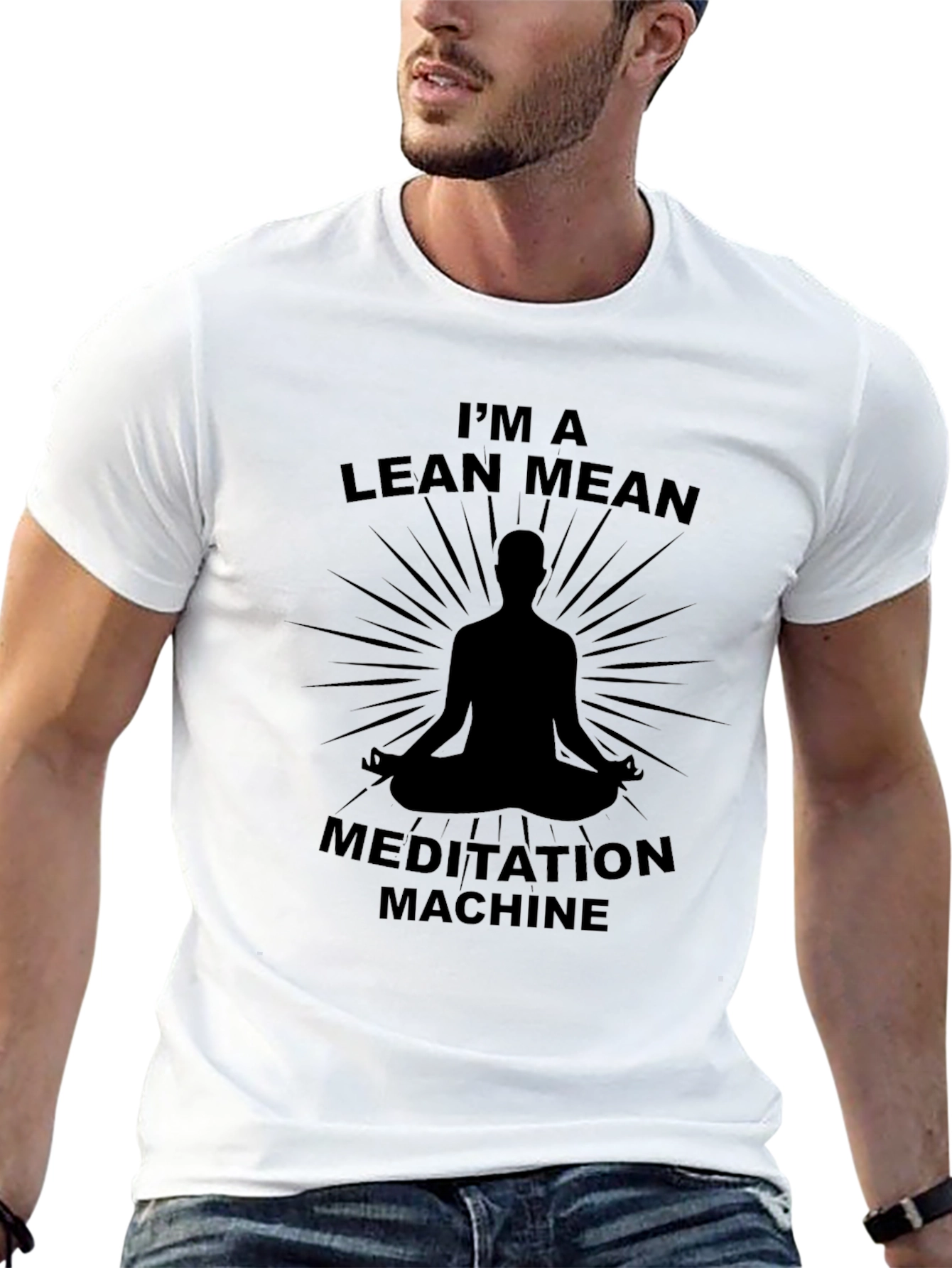 Lean Mean Meditation Machine Graphic Tee