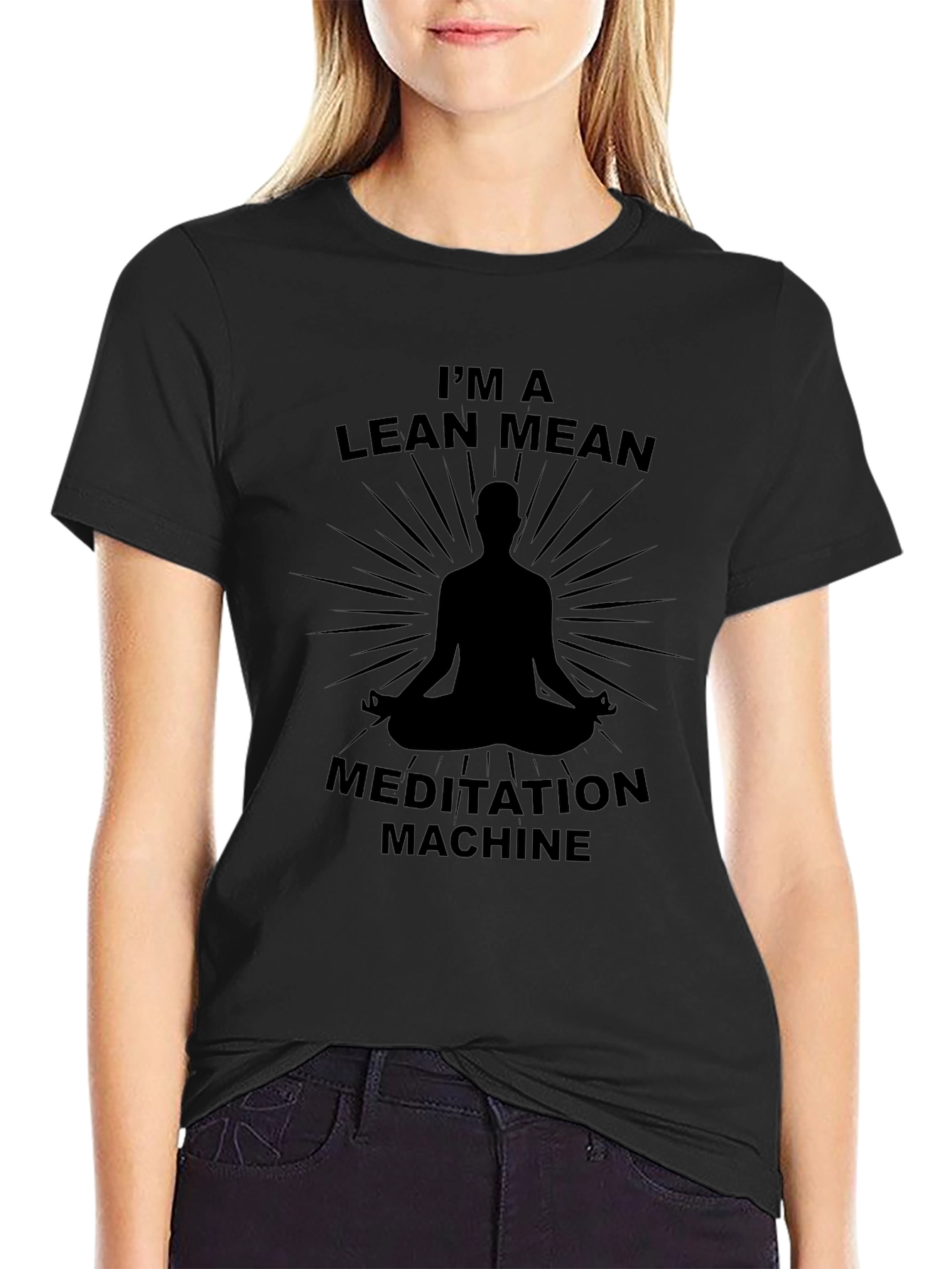 Lean Mean Meditation Machine Graphic Tee