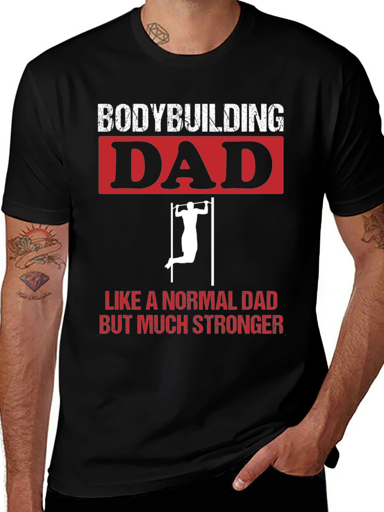 Bodybuilding Dad T-Shirt - Strong Dad Apparel