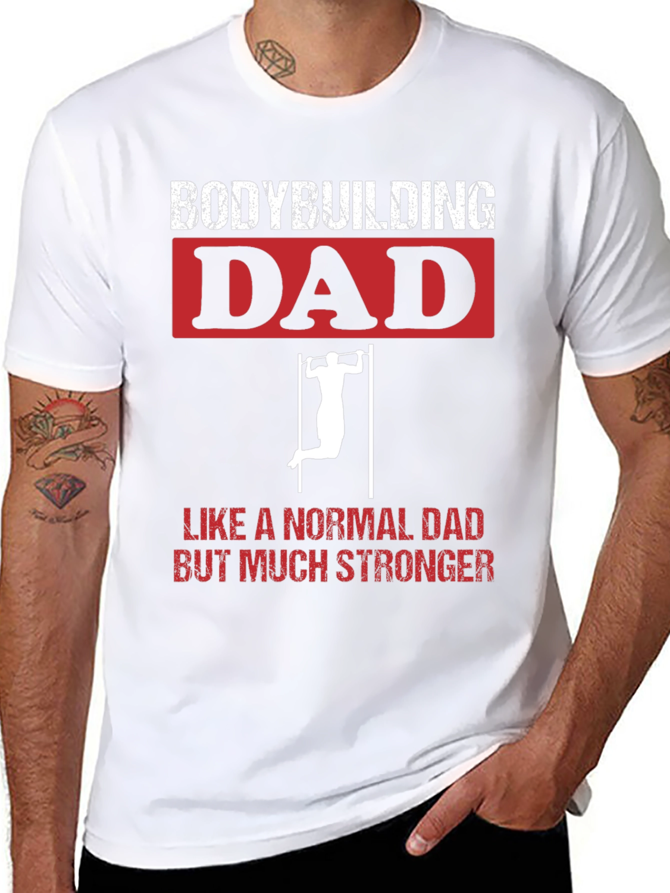 Bodybuilding Dad T-Shirt - Strong Dad Apparel