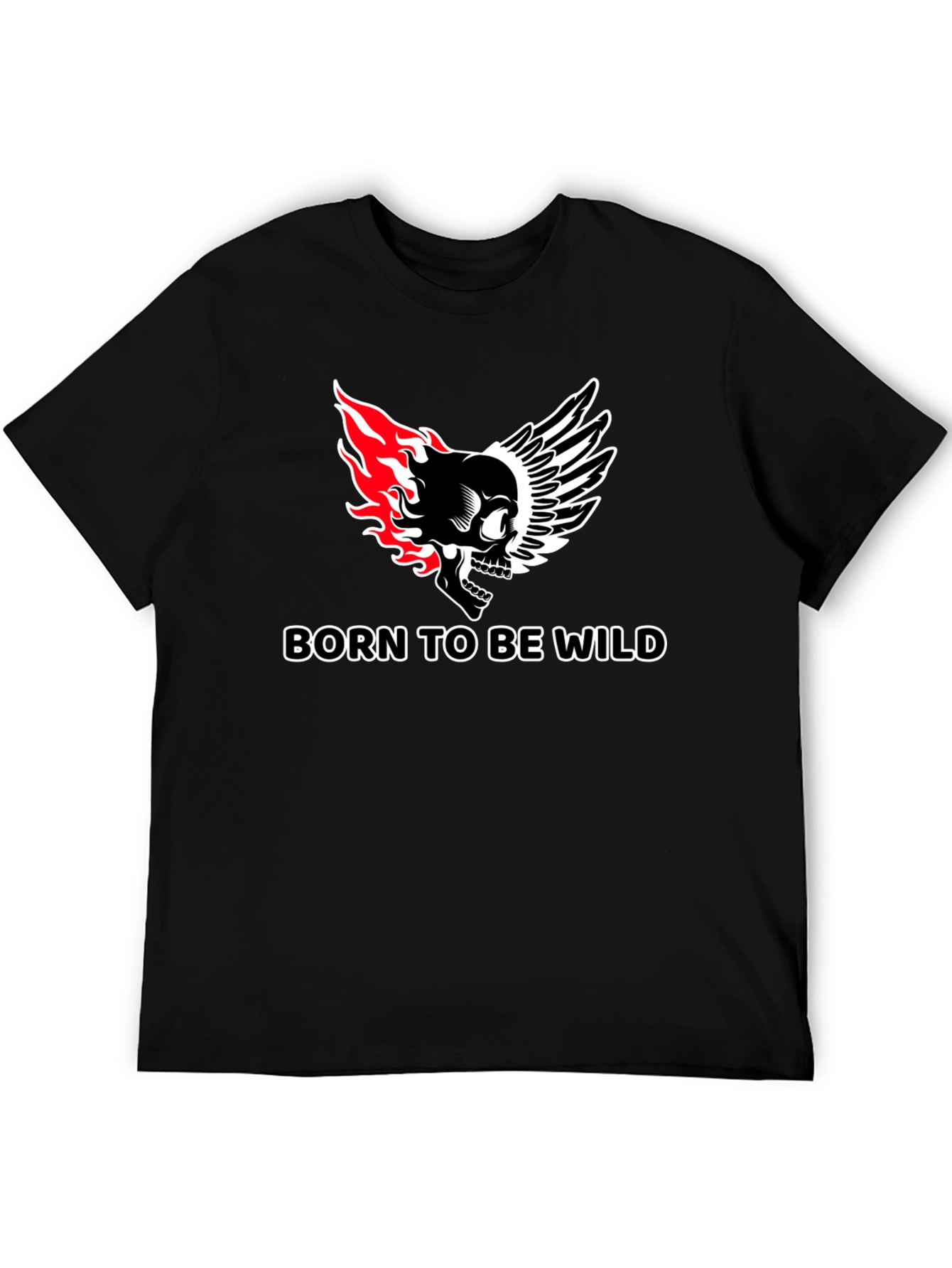 Born to be Wild Skull Graphic Tee