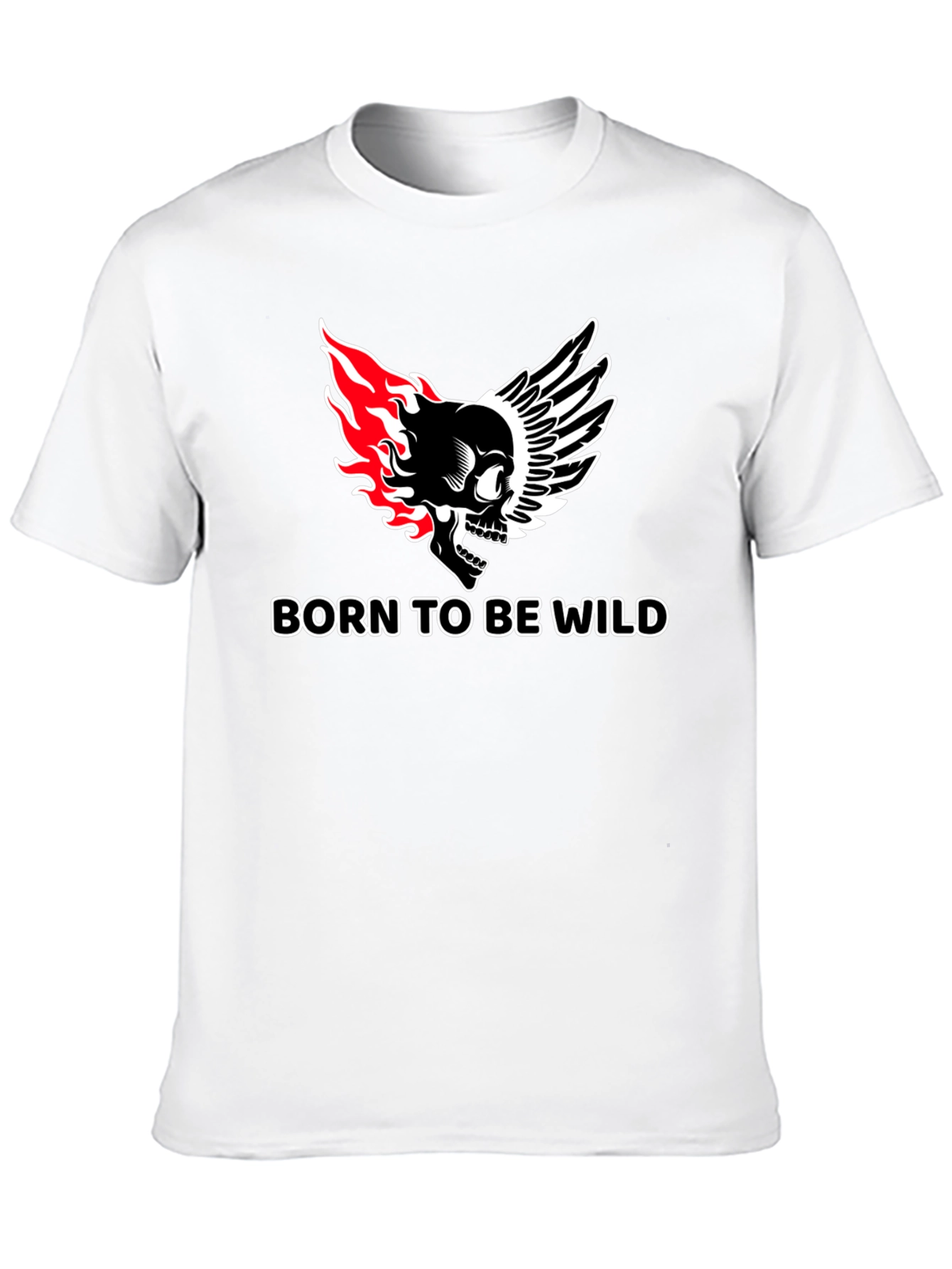 Born to be Wild Skull Graphic Tee