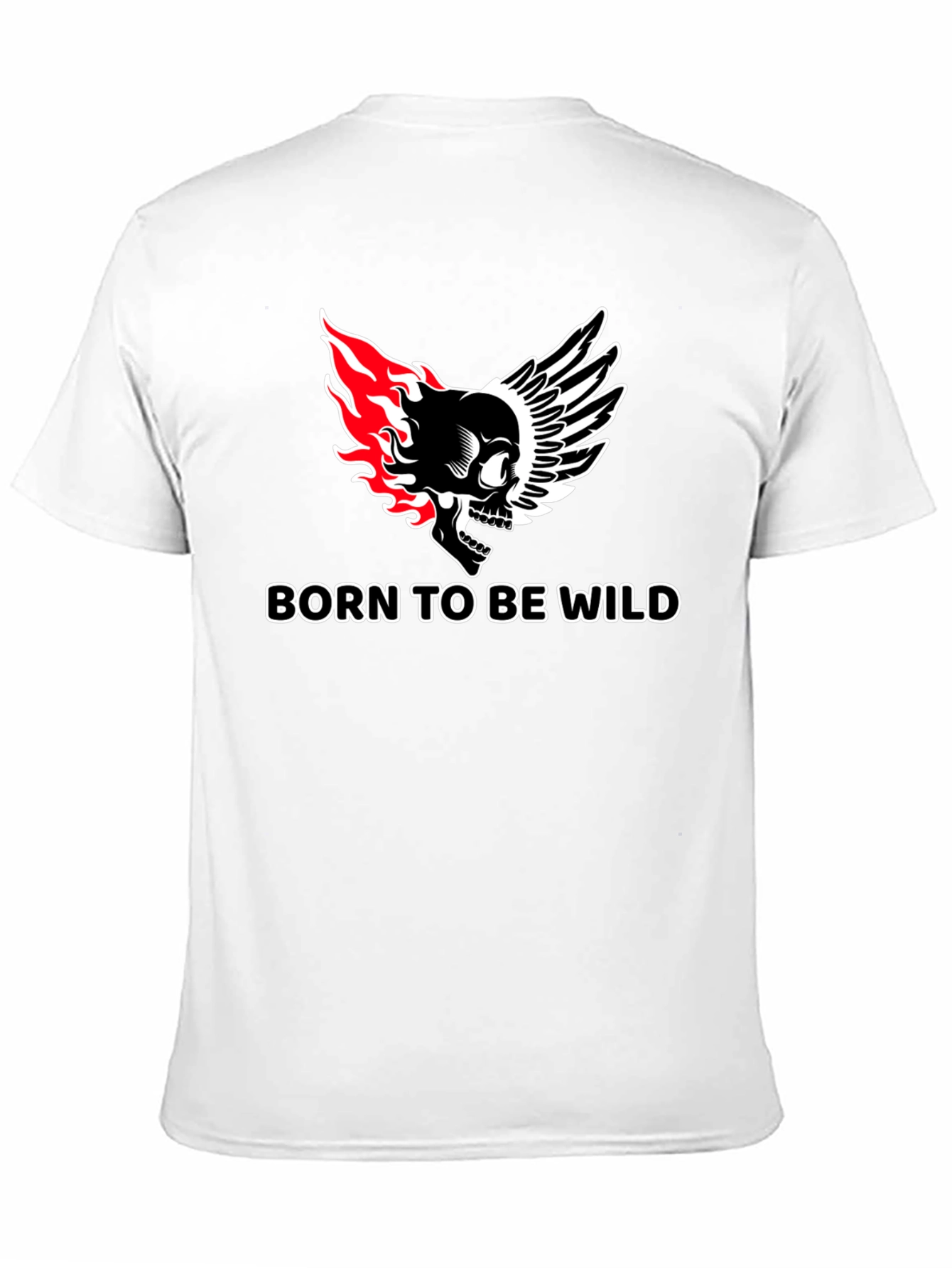 Born to be Wild Skull Graphic Tee