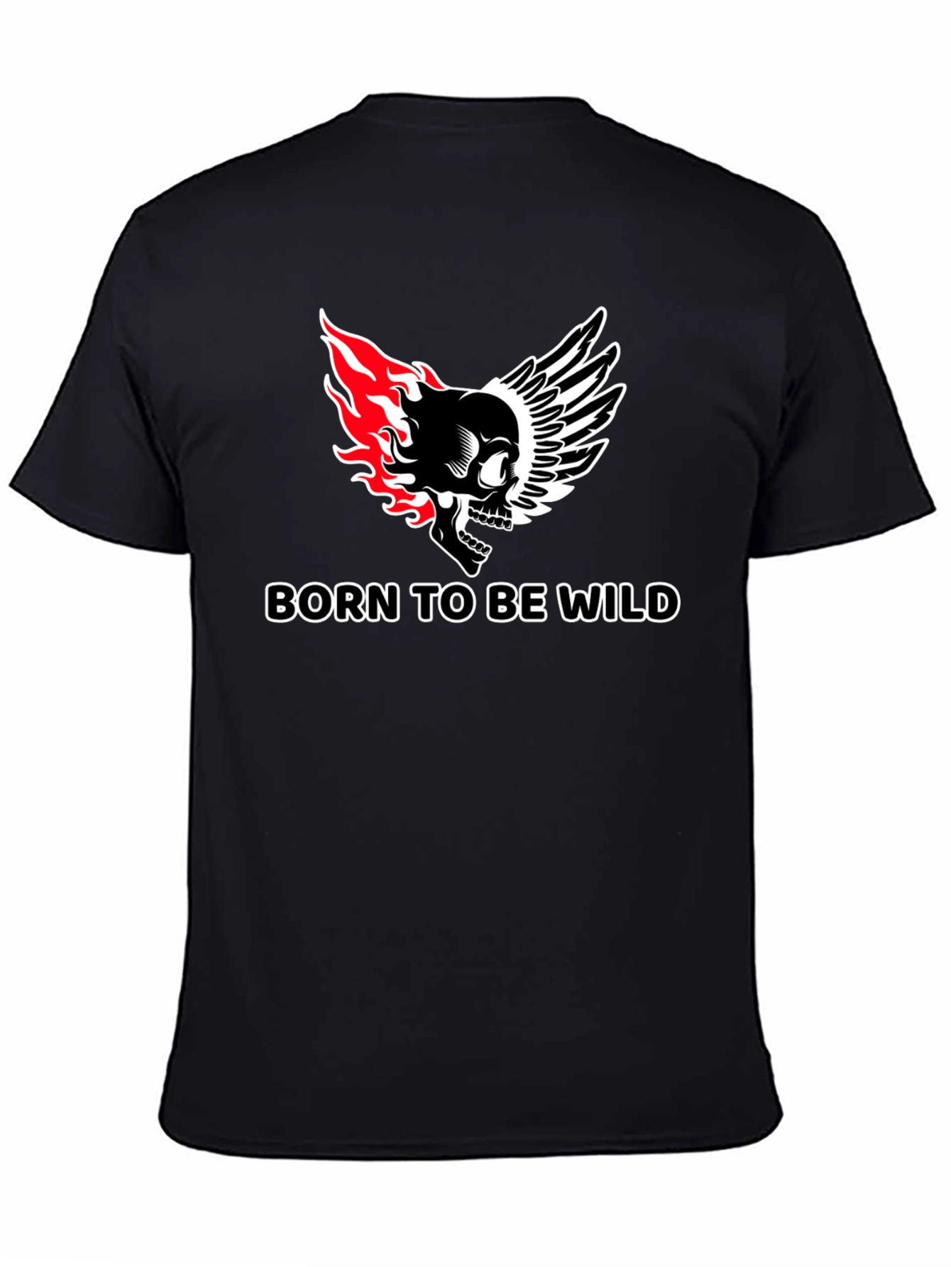 Born to be Wild Skull Graphic Tee