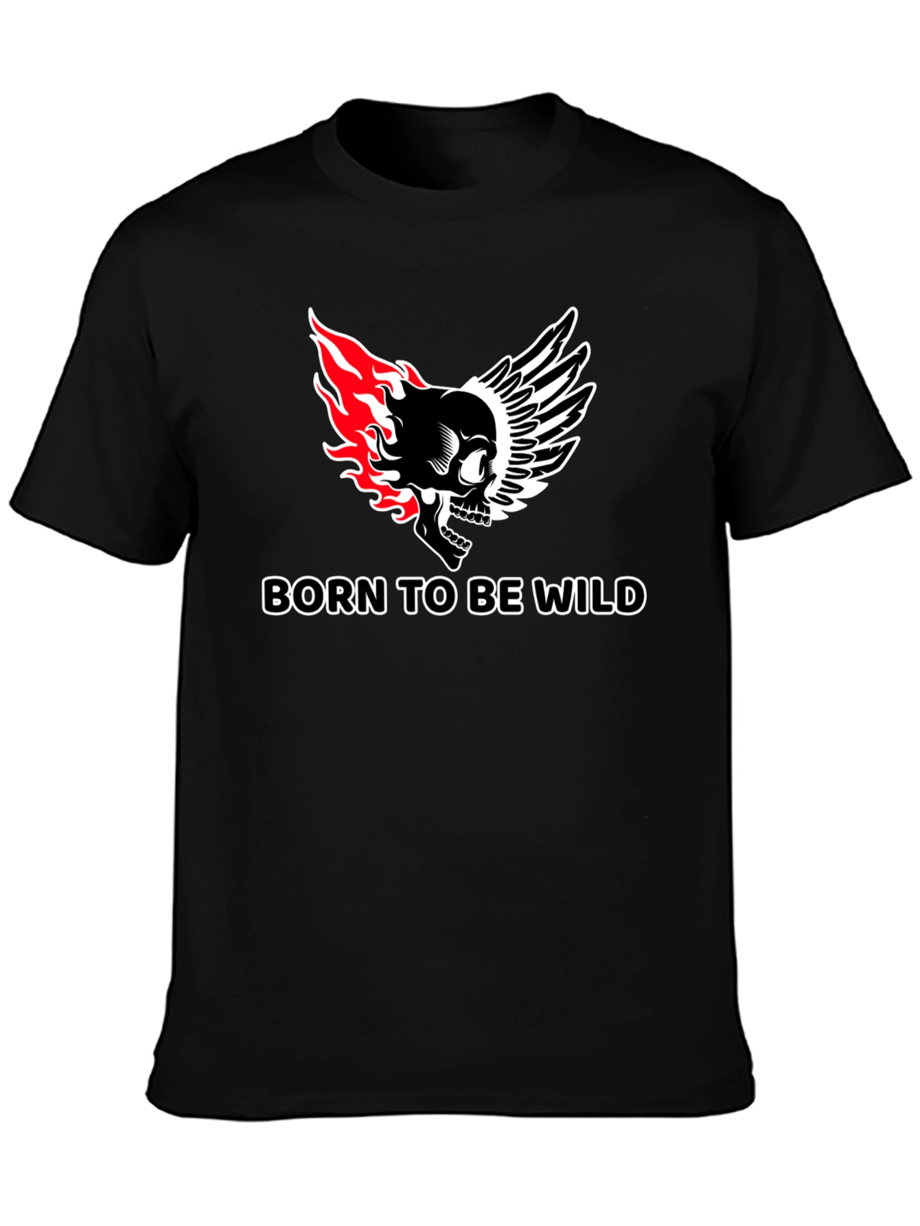 Born to be Wild Skull Graphic Tee