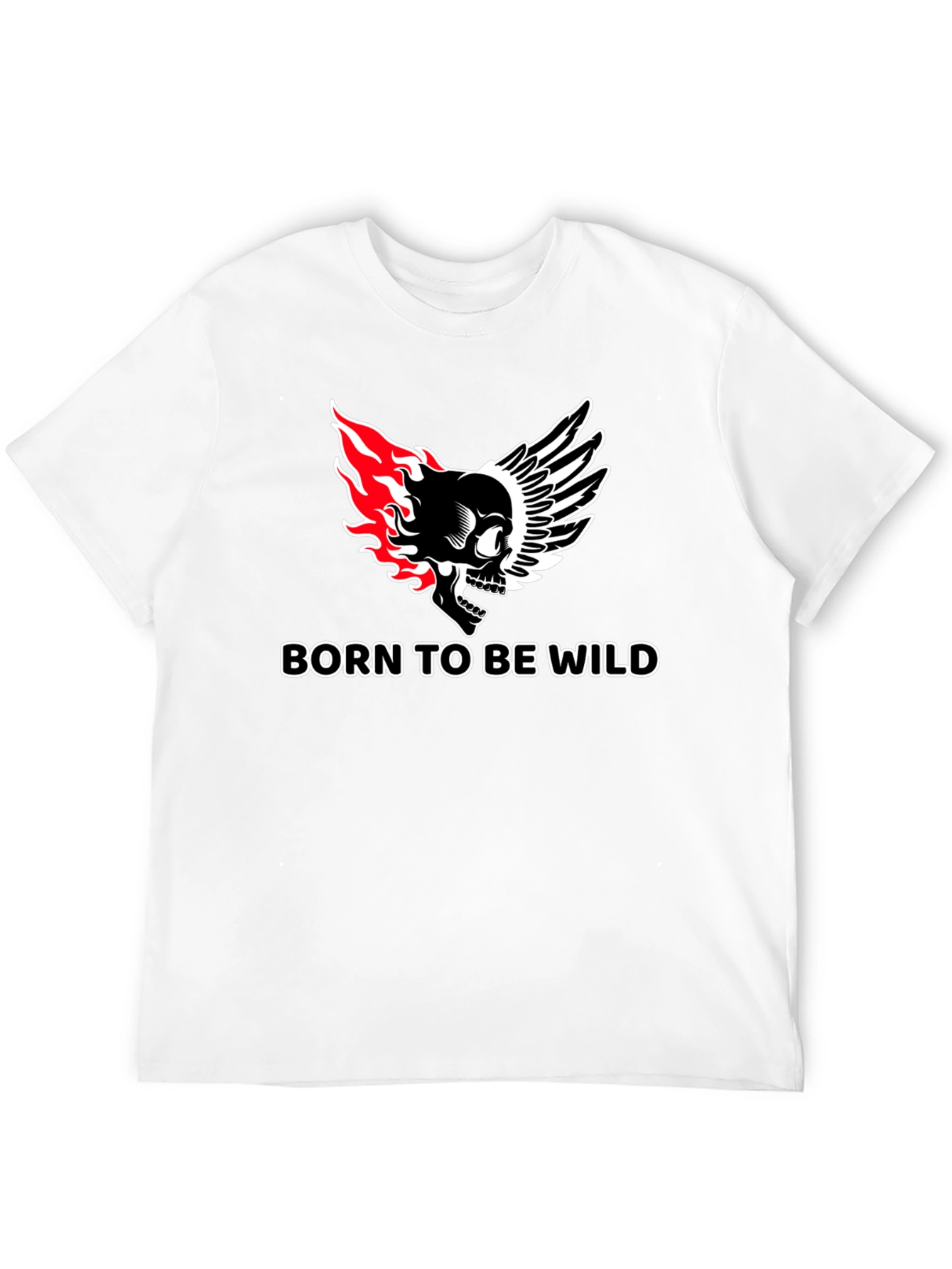 Born to be Wild Skull Graphic Tee