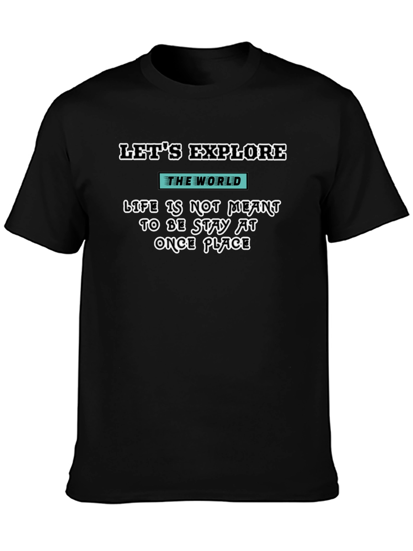 Lets Explore Graphic Tee - Travel Adventure Shirt