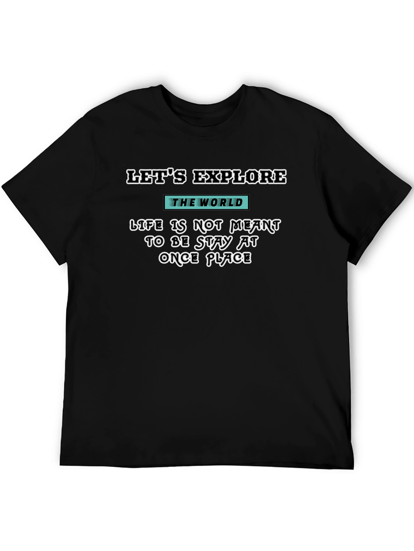Lets Explore Graphic Tee - Travel Adventure Shirt