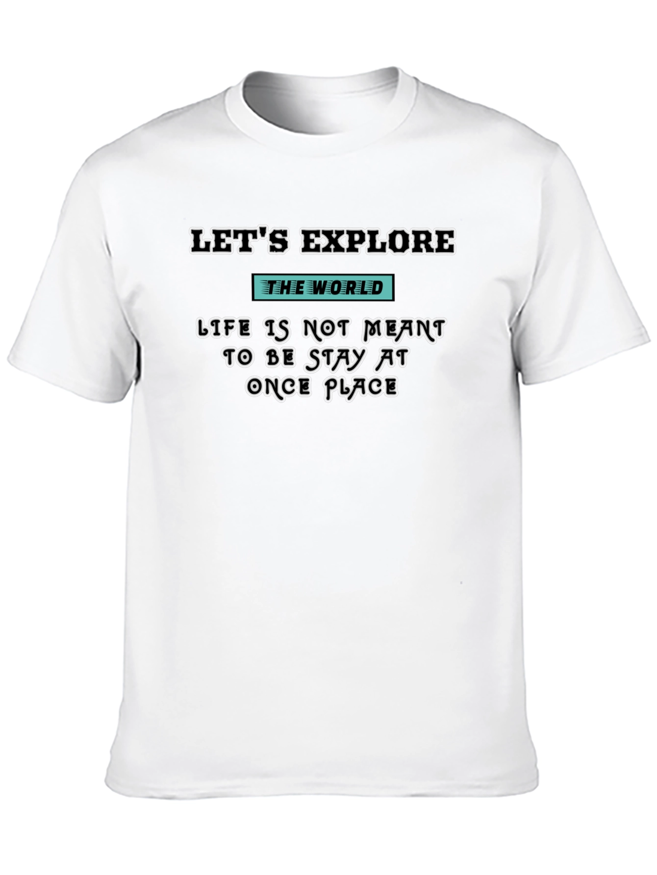 Lets Explore Graphic Tee - Travel Adventure Shirt