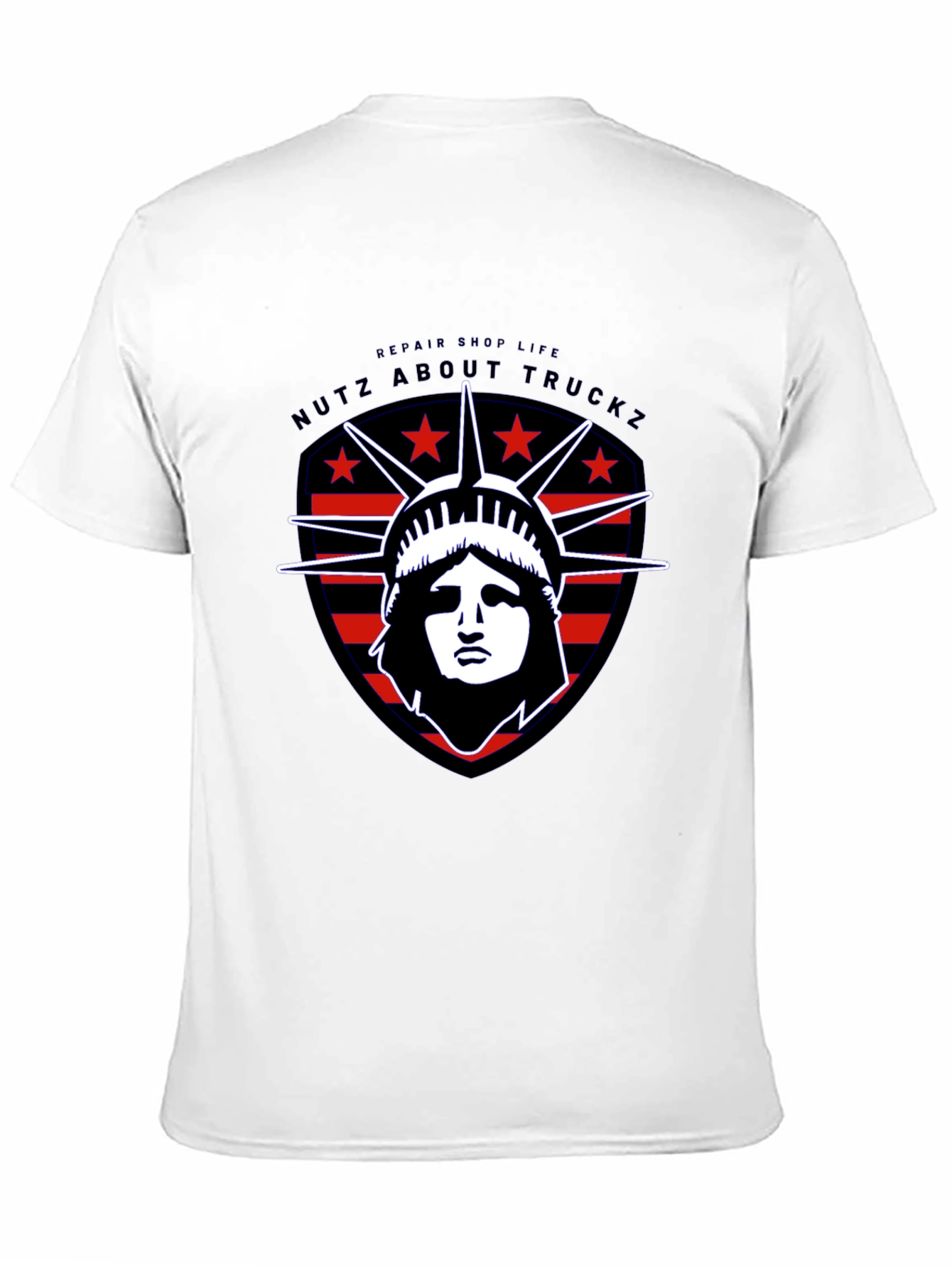 Nutz About Truckz Liberty Graphic Tee - Black Cotton