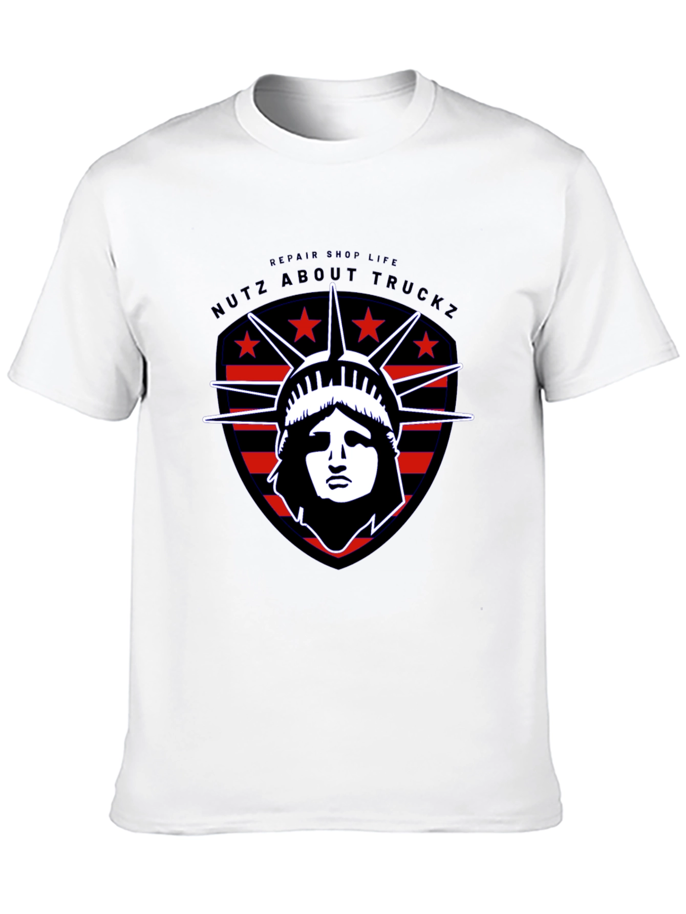 Nutz About Truckz Liberty Graphic Tee - Black Cotton