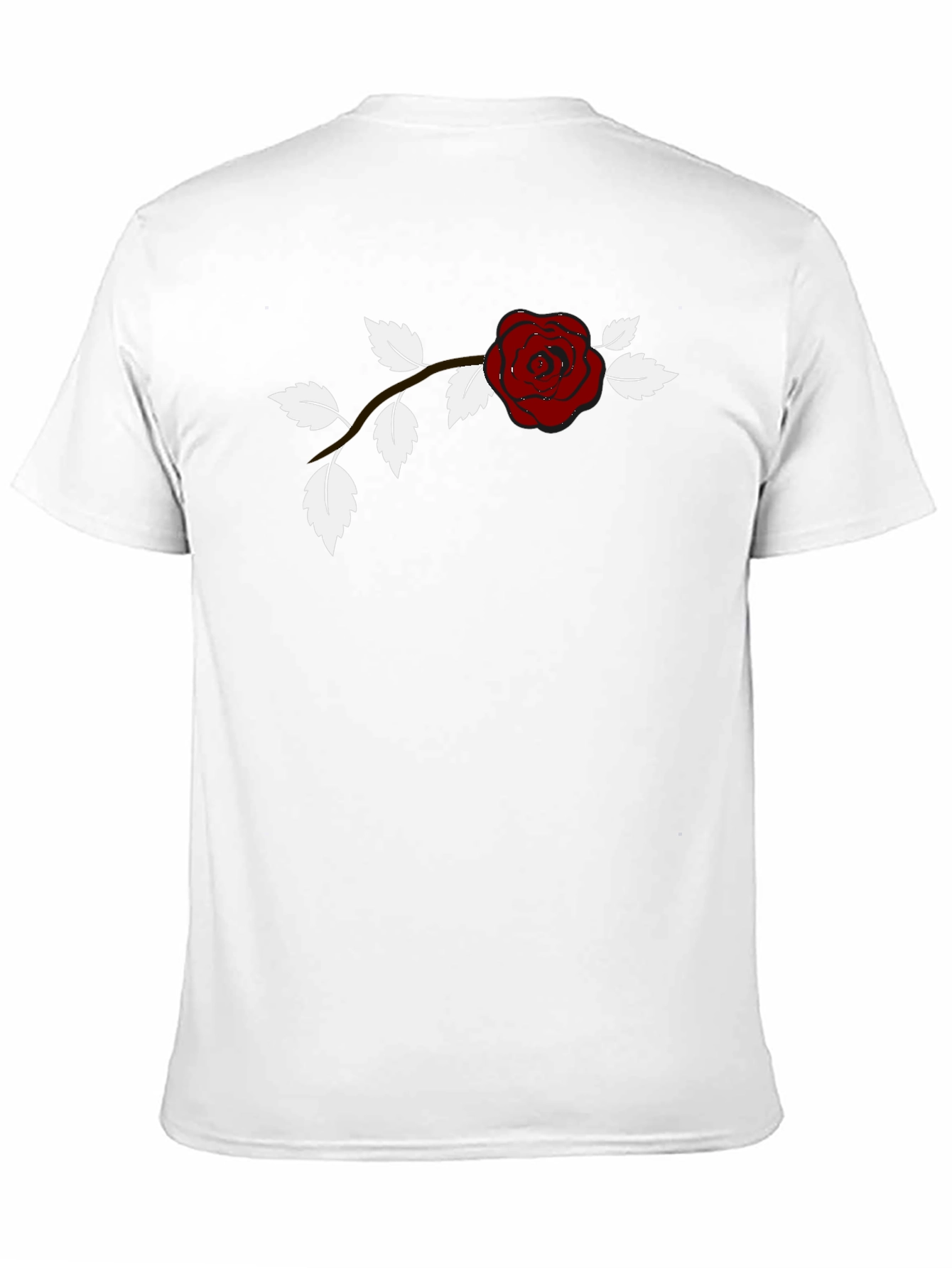 Rose Vine Black Graphic Tee