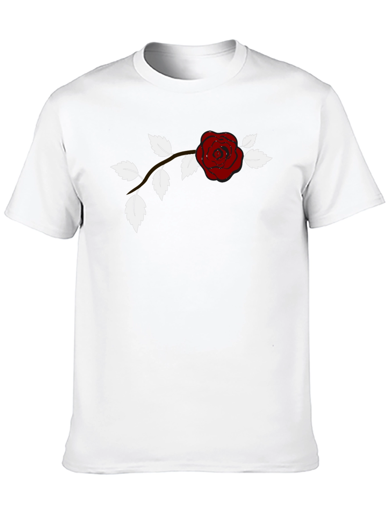 Rose Vine Black Graphic Tee