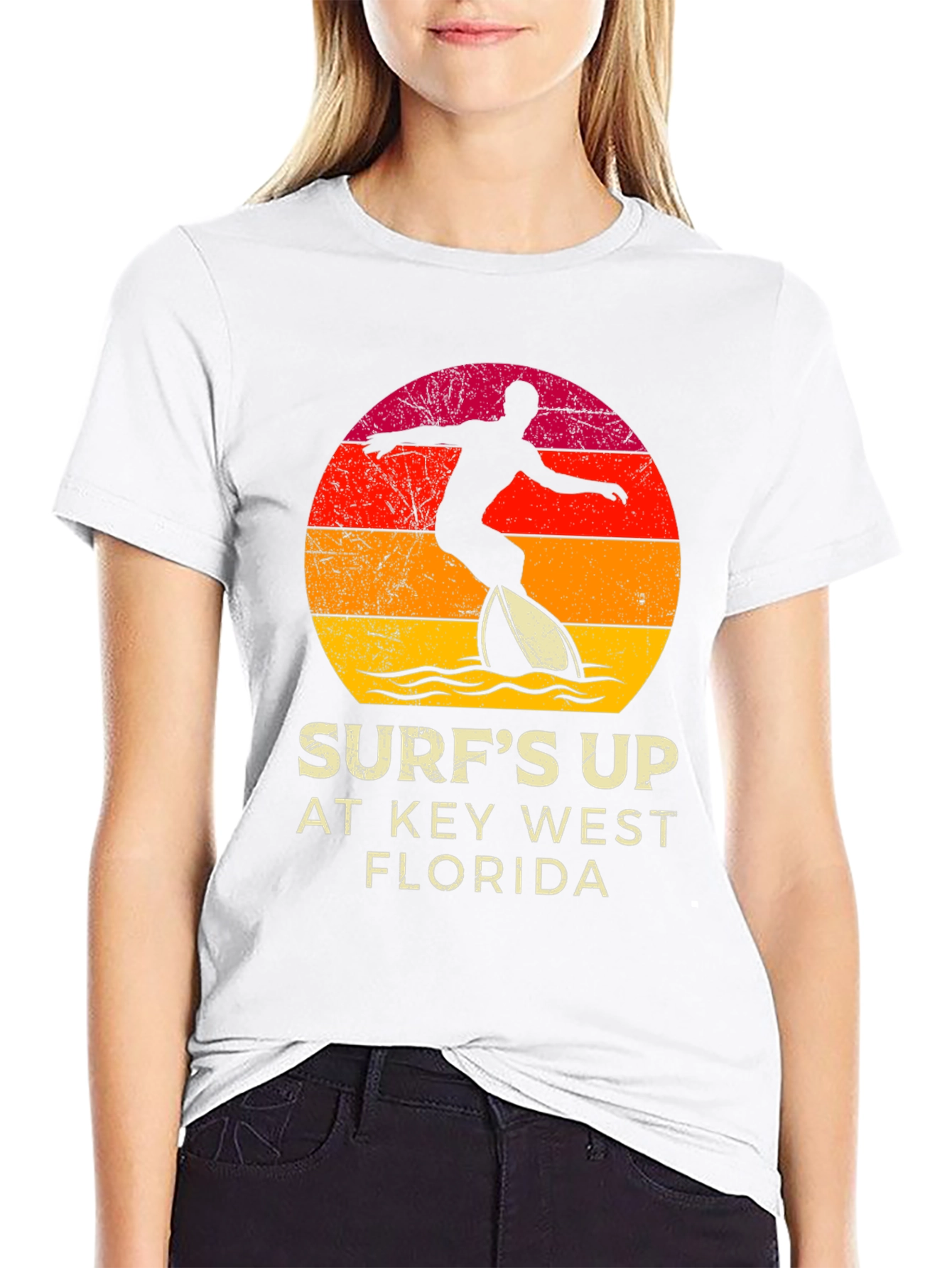 Surfs Up Key West Florida T-Shirt