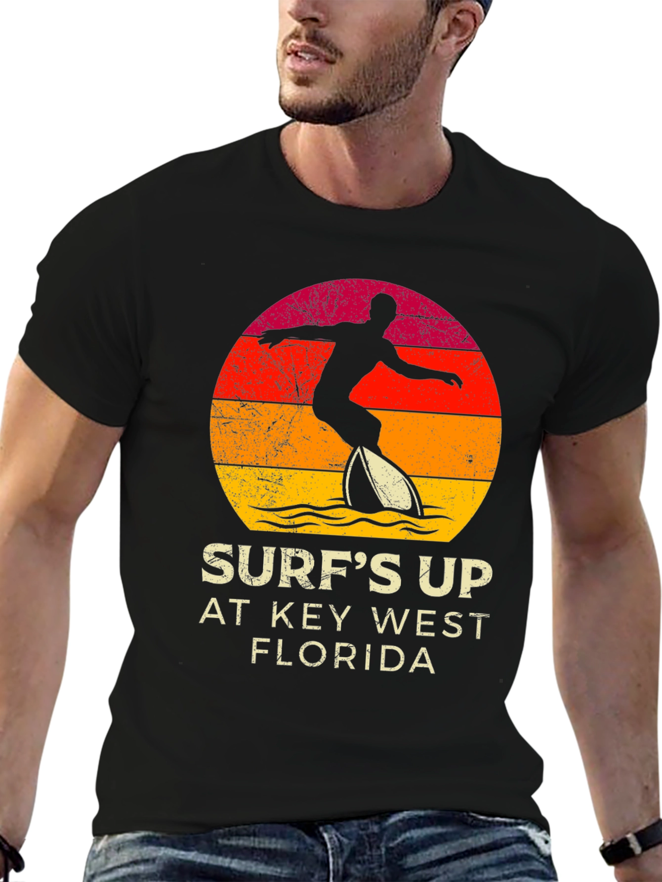 Surfs Up Key West Florida T-Shirt
