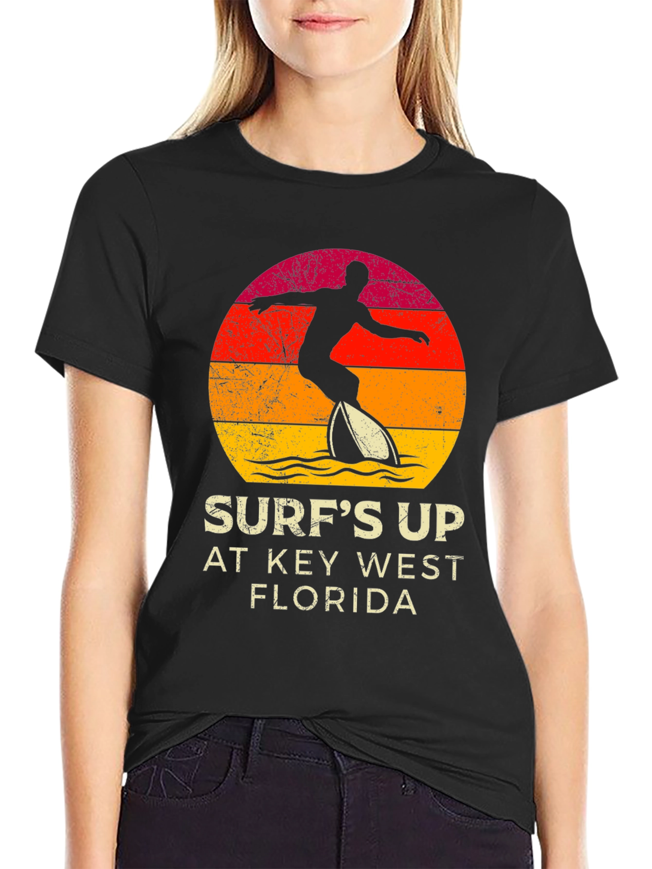 Surfs Up Key West Florida T-Shirt